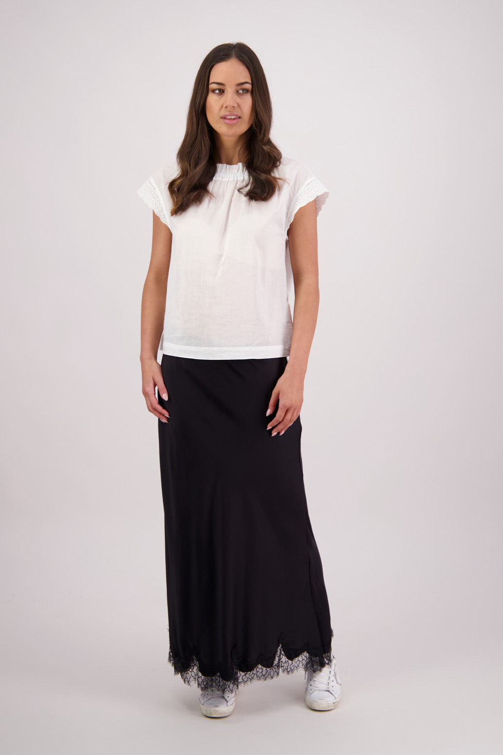 Briarwood Tallulah Skirt - Black/Black Lace
