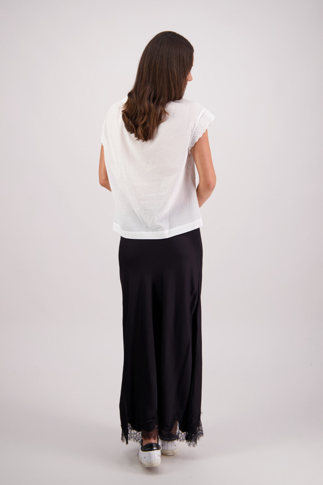 Briarwood Tallulah Skirt - Black/Black Lace