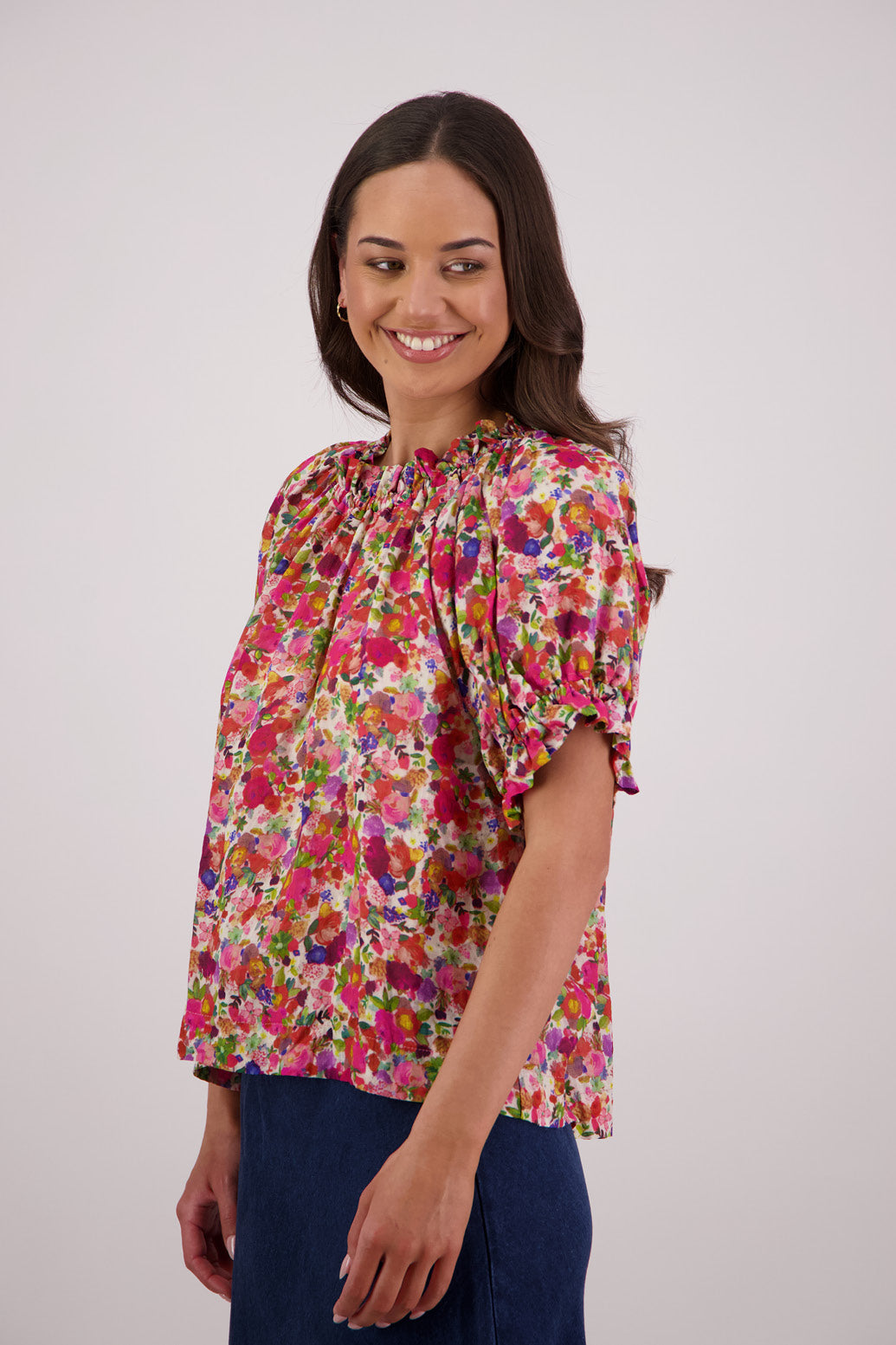 Briarwood Teddy Top - Bright Floral