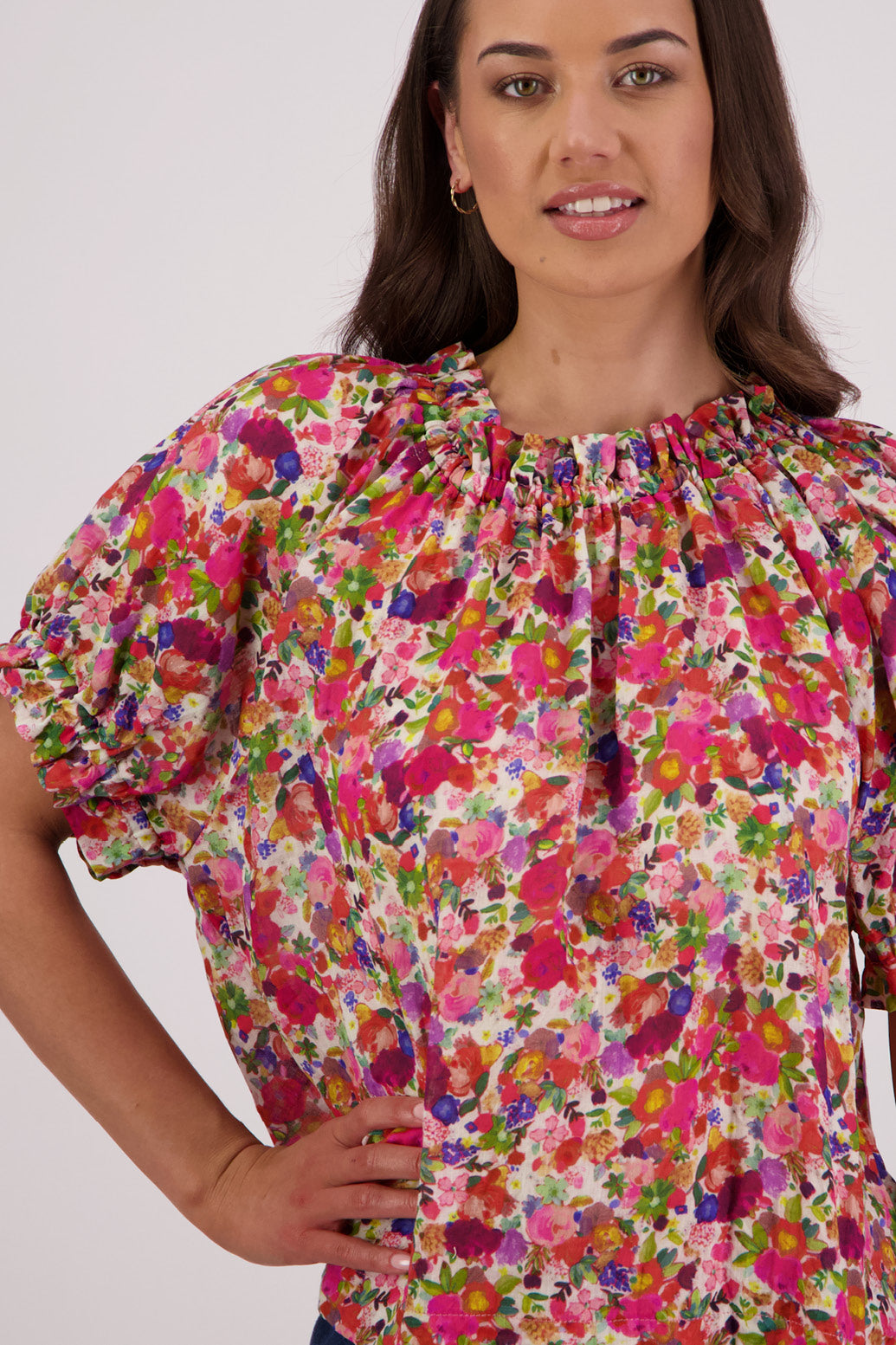Briarwood Teddy Top - Bright Floral