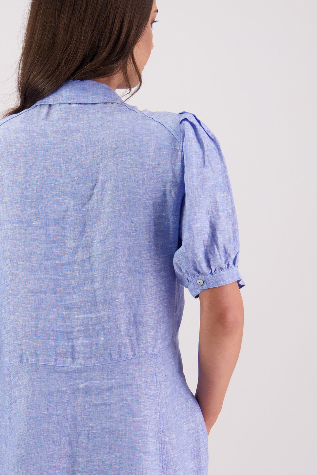Briarwood Tokyo Linen Dress - Sky Blue