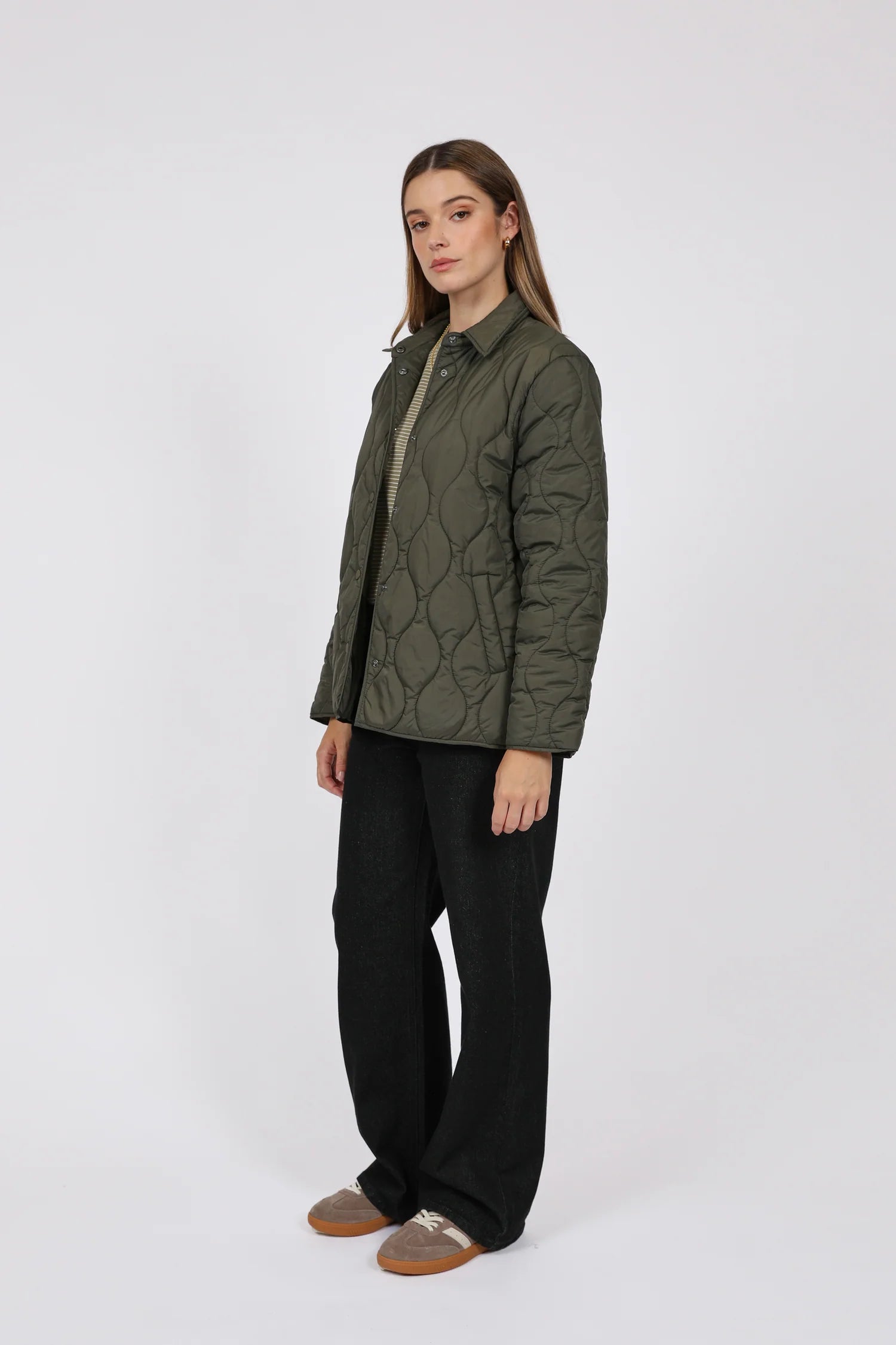 Toronto Quilted Jacket - Spruce
