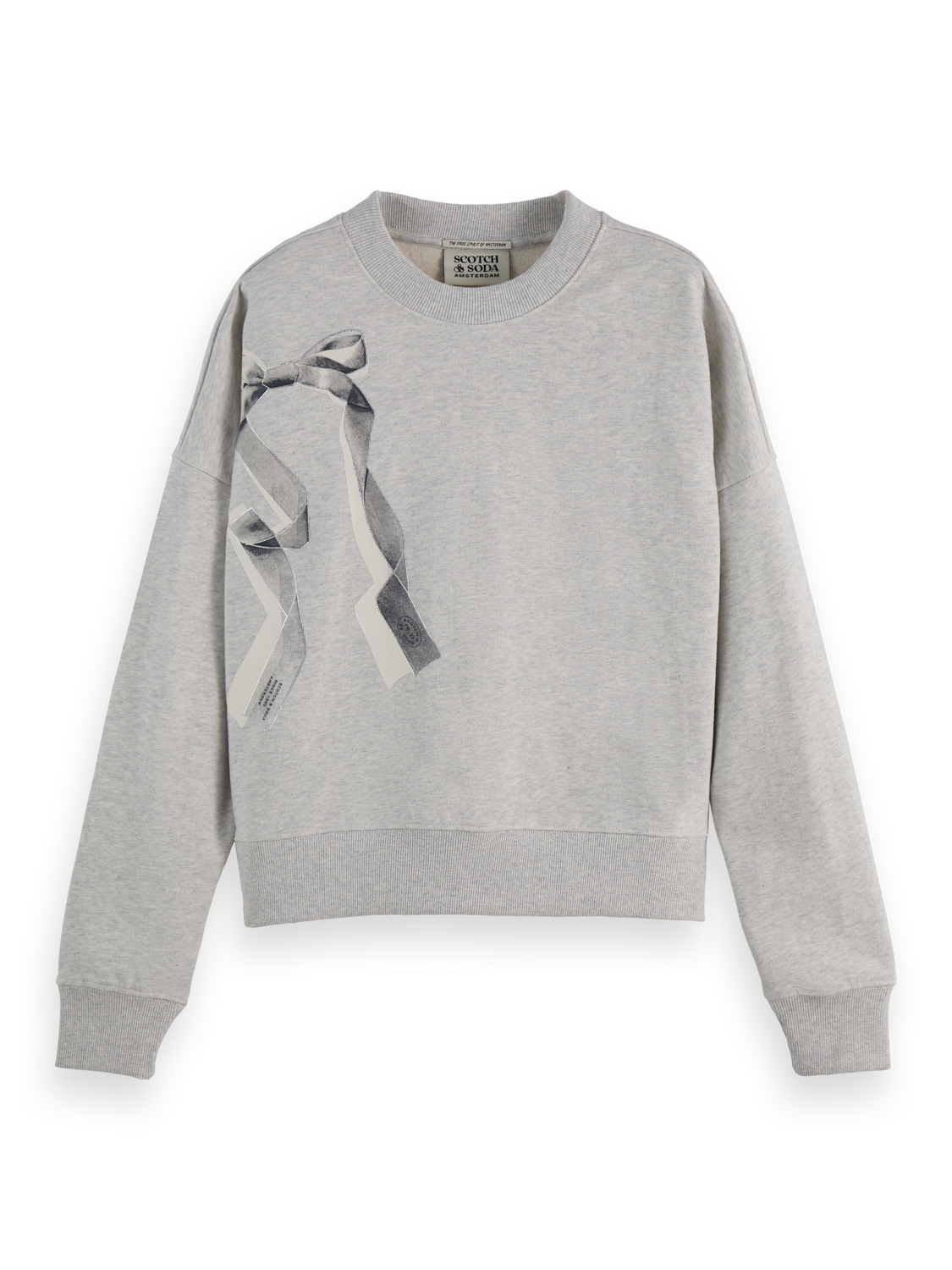 Relaxed Sweatshirt - Grey Ribbon