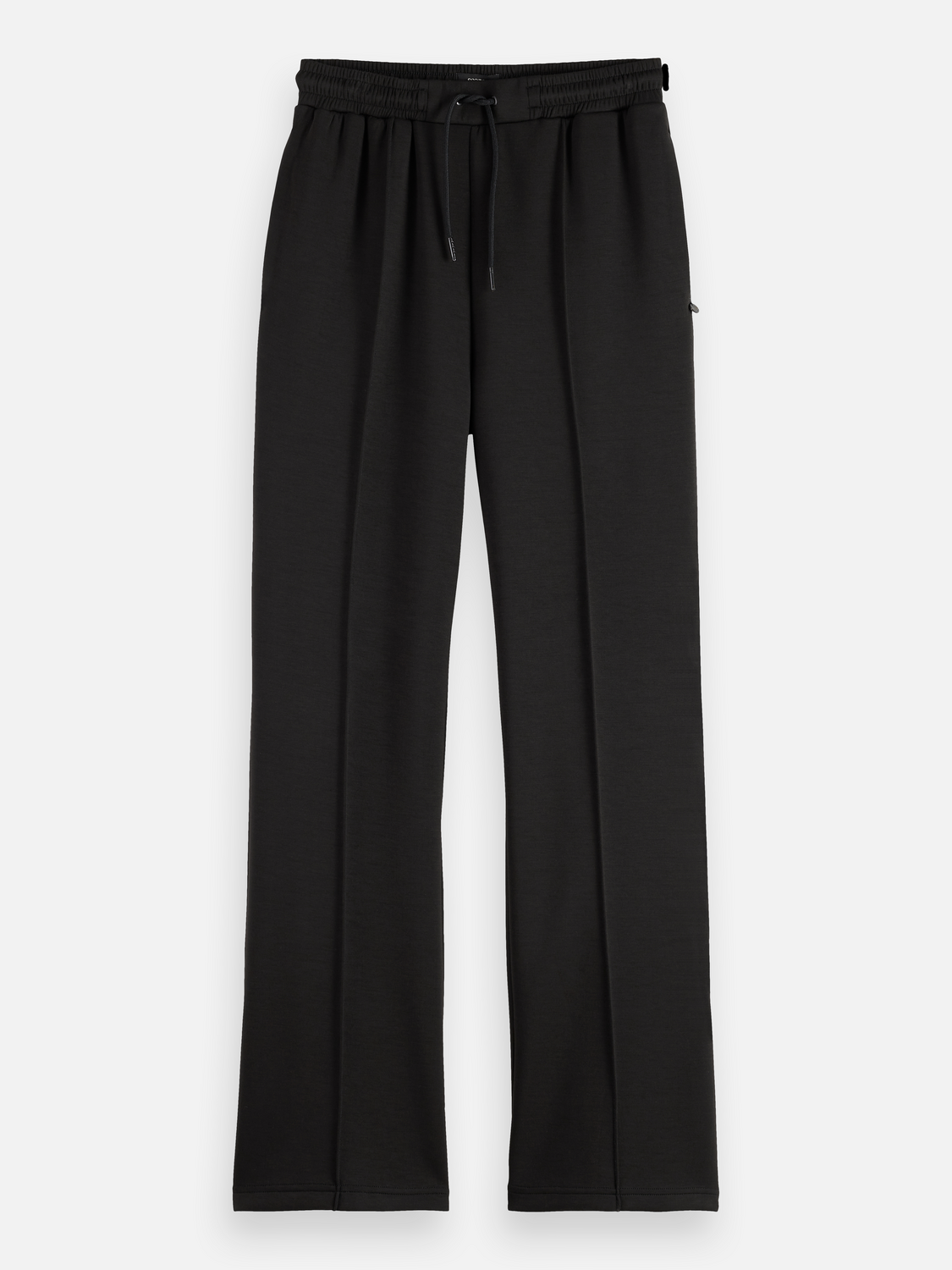 Modal Straight Fit Sweatpants - Black