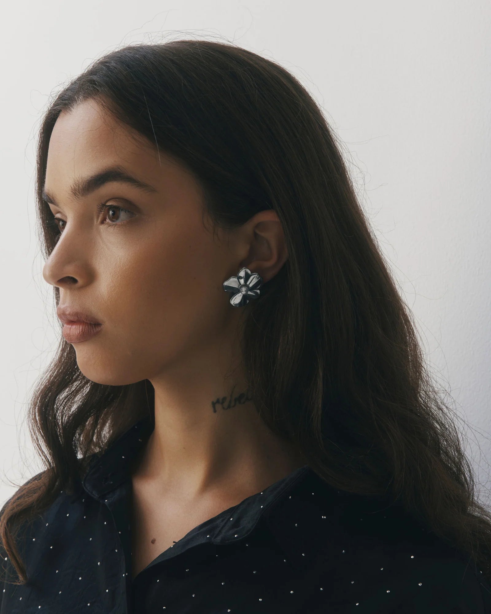 Violet Earrings - Silver