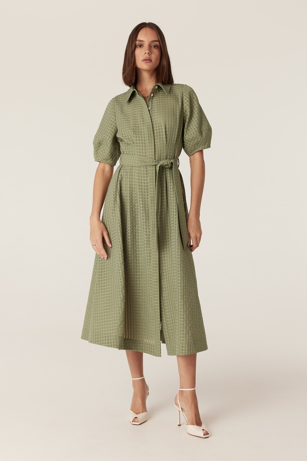 Cable Melbourne Alana Midi Dress - Olive