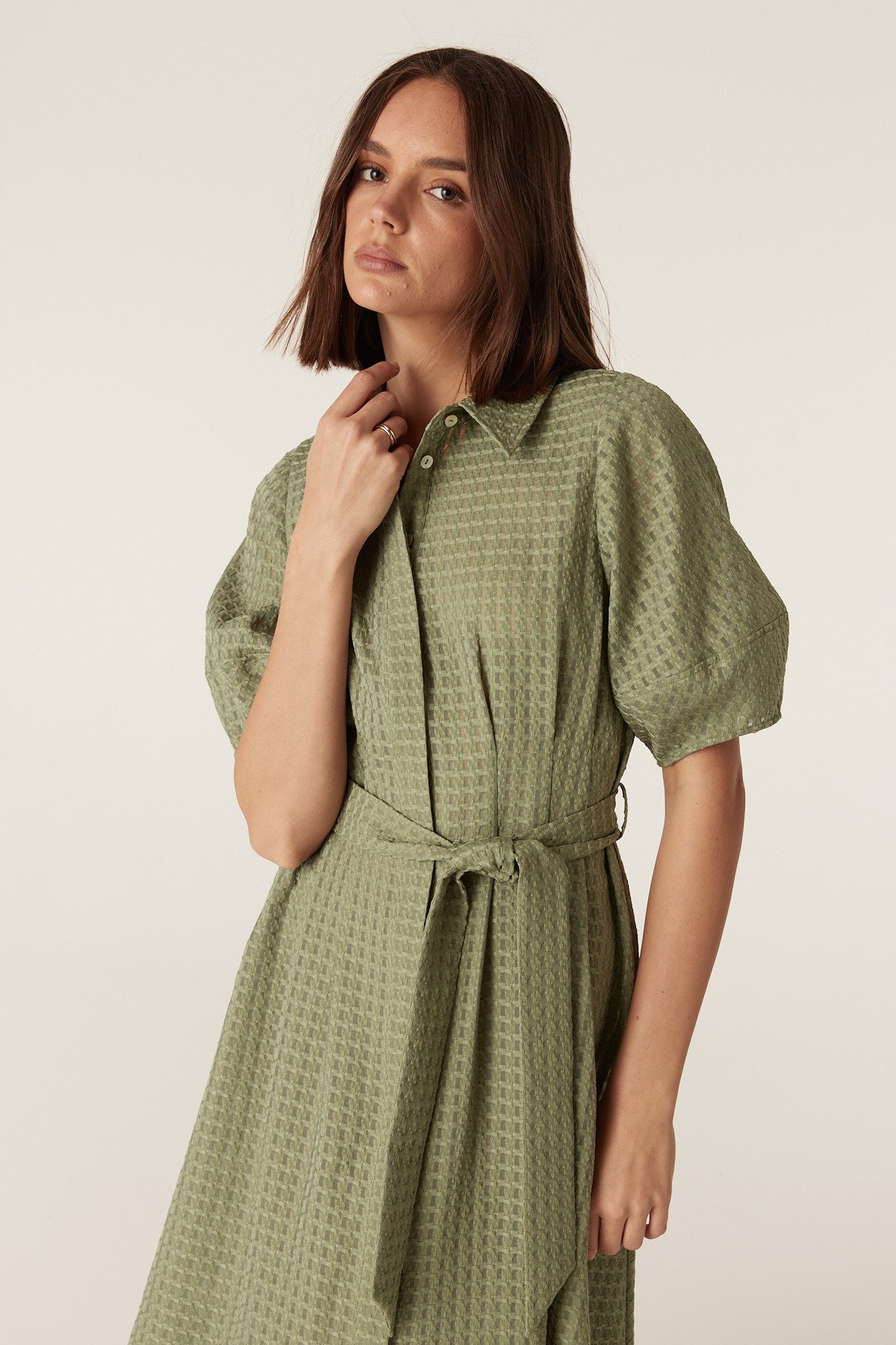 Cable Melbourne Alana Midi Dress - Olive