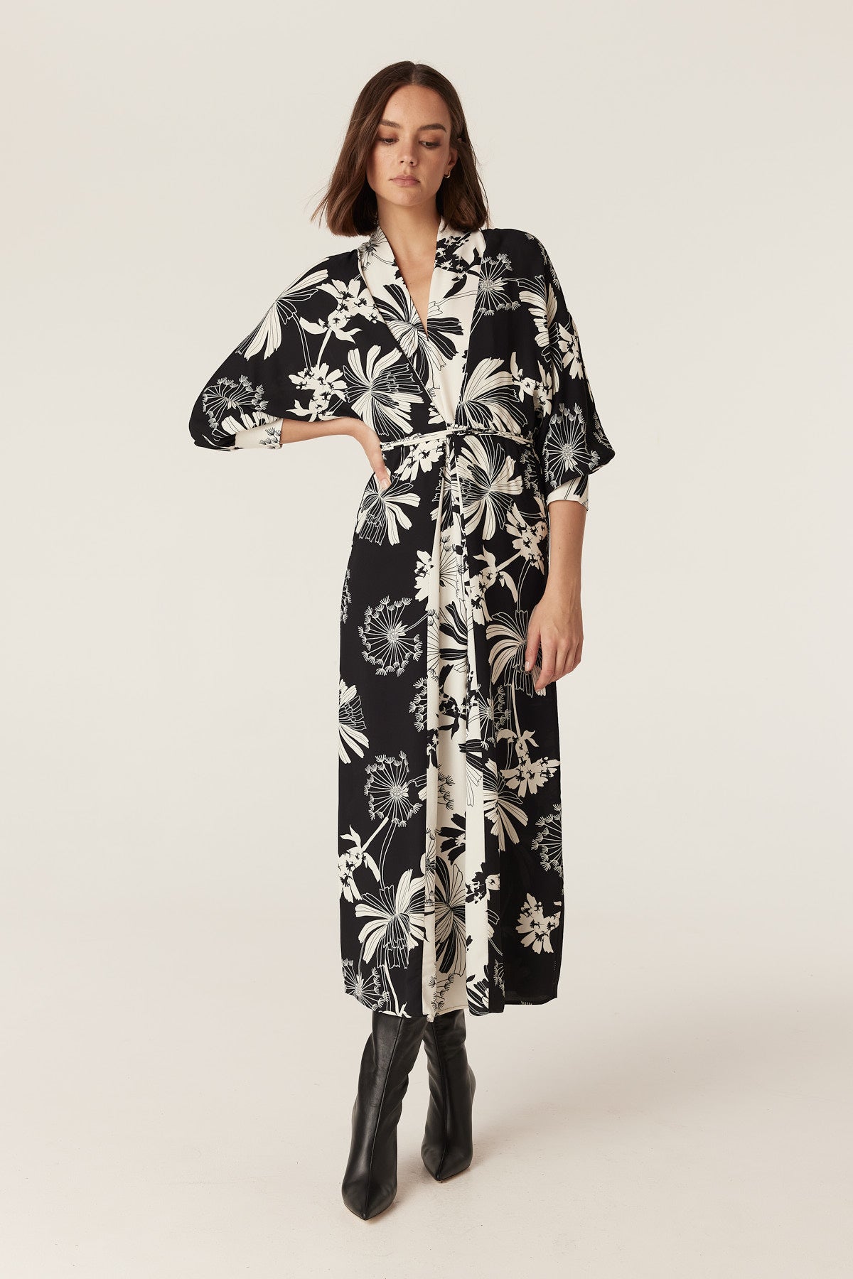 Cable Melbourne Rita Midi Dress - Deco Print