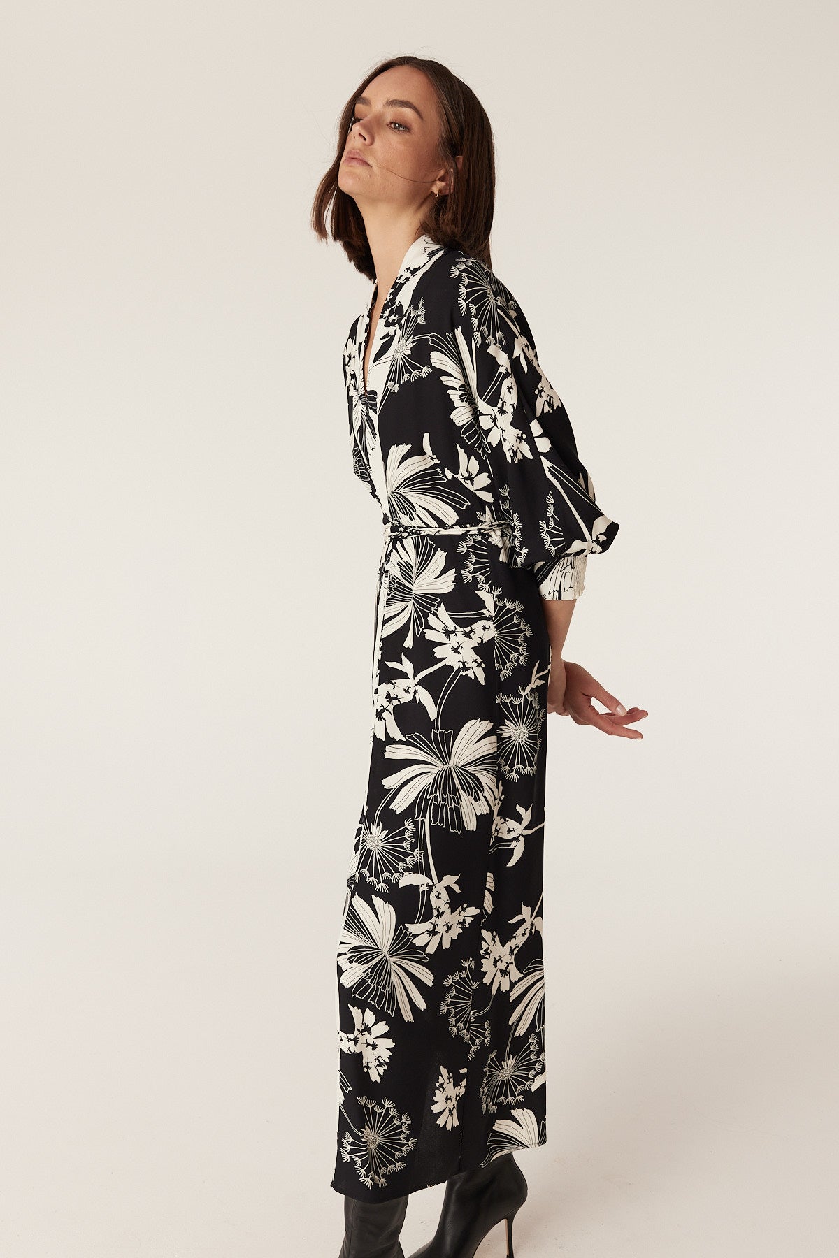 Cable Melbourne Rita Midi Dress - Deco Print