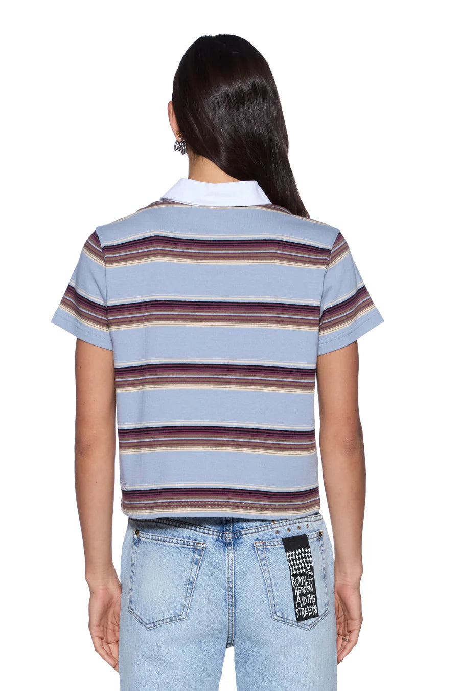 Sott Shrunken Polo Multi Stripe