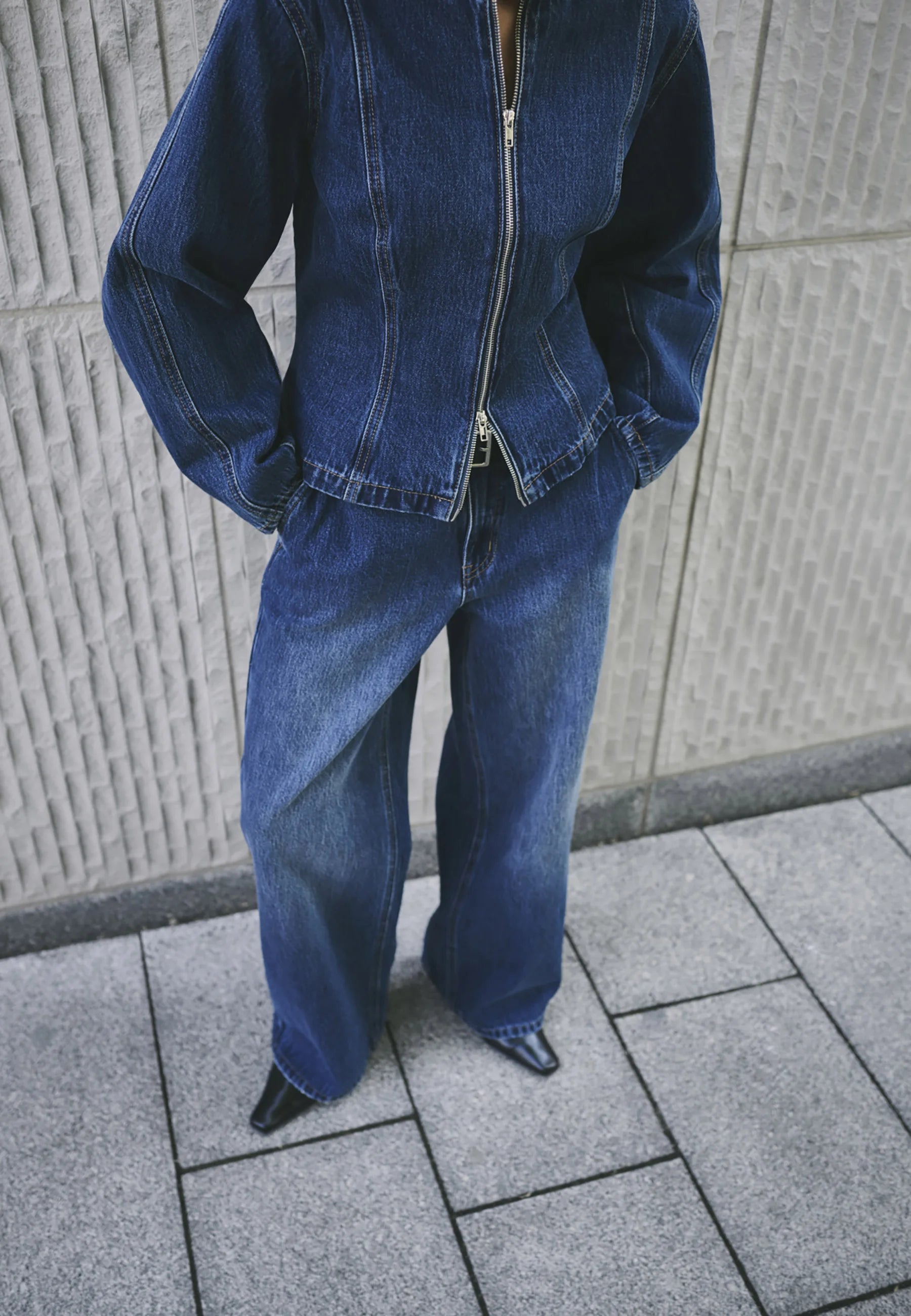 Bonnie Jacket - Dark Blue Denim