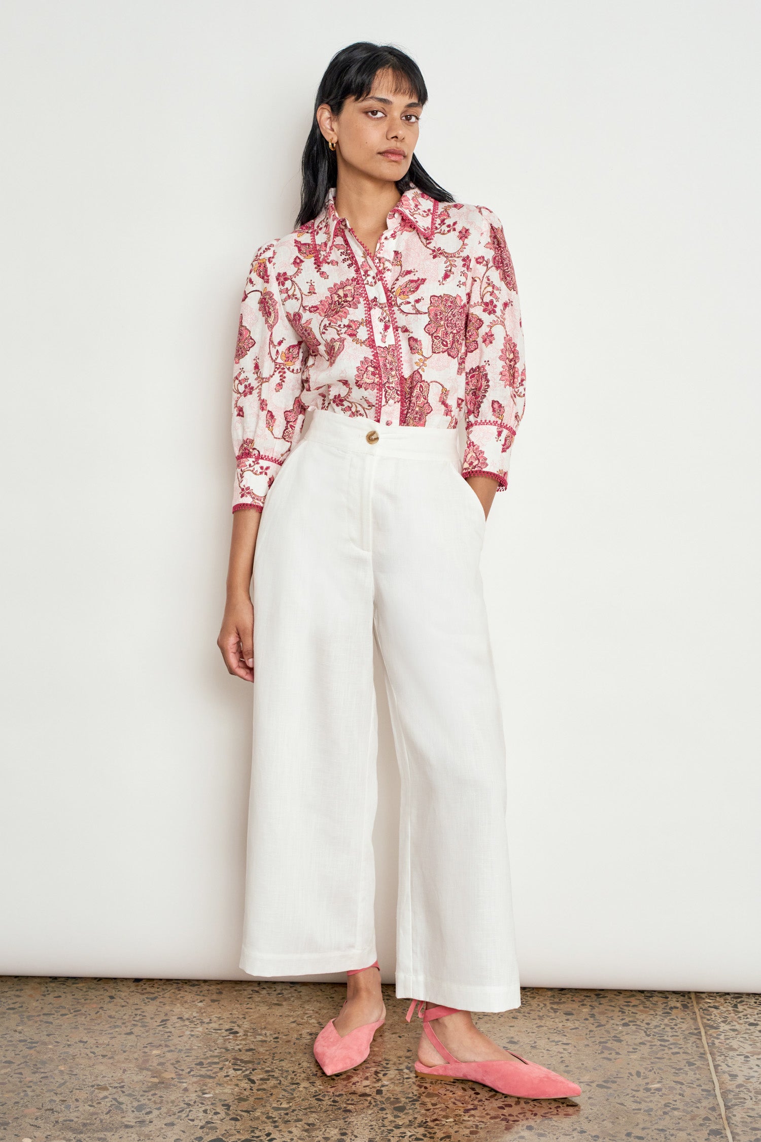 Zoe Kratzmann Serenade Top - Rose Paisley