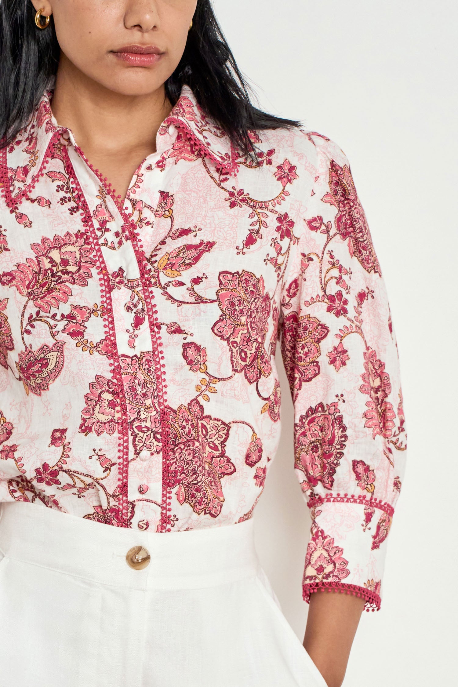 Zoe Kratzmann Serenade Top - Rose Paisley