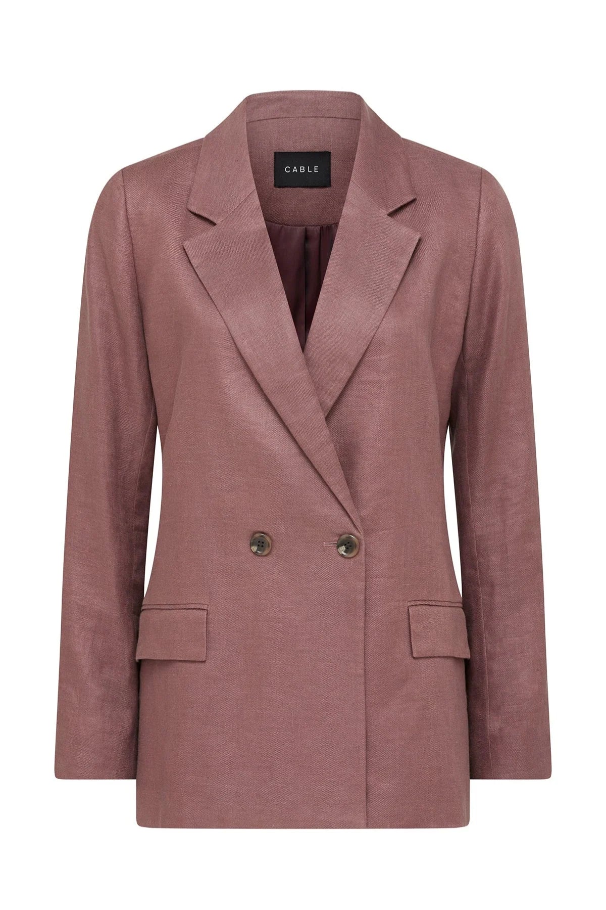 Cable Evelyn Blazer – Berry