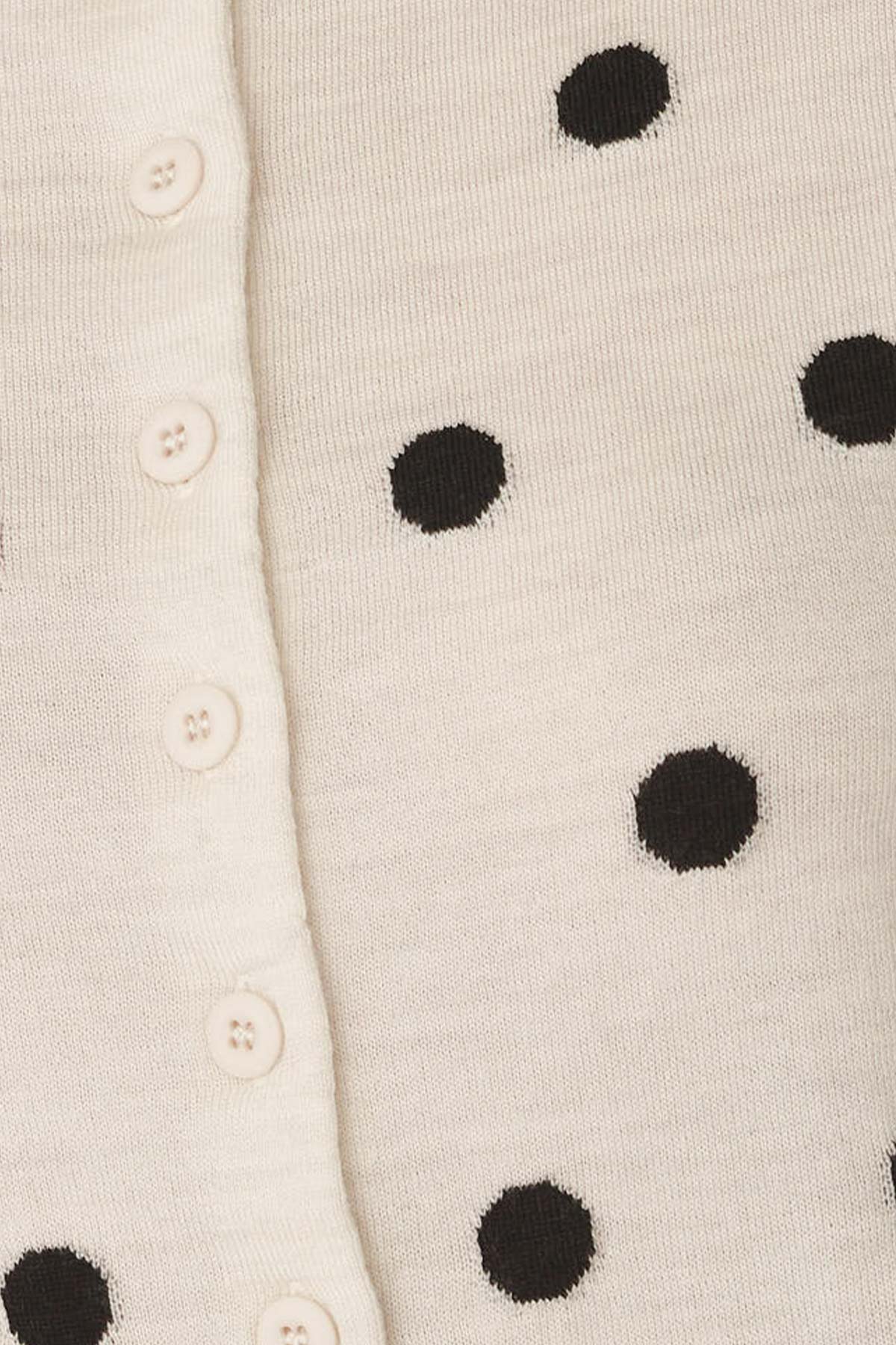 Sandra Merino Knit Top Bone - Espresso Spot