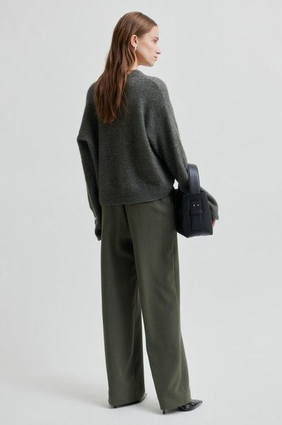 Brook Knit Drop Shoulder Knit - Beluga
