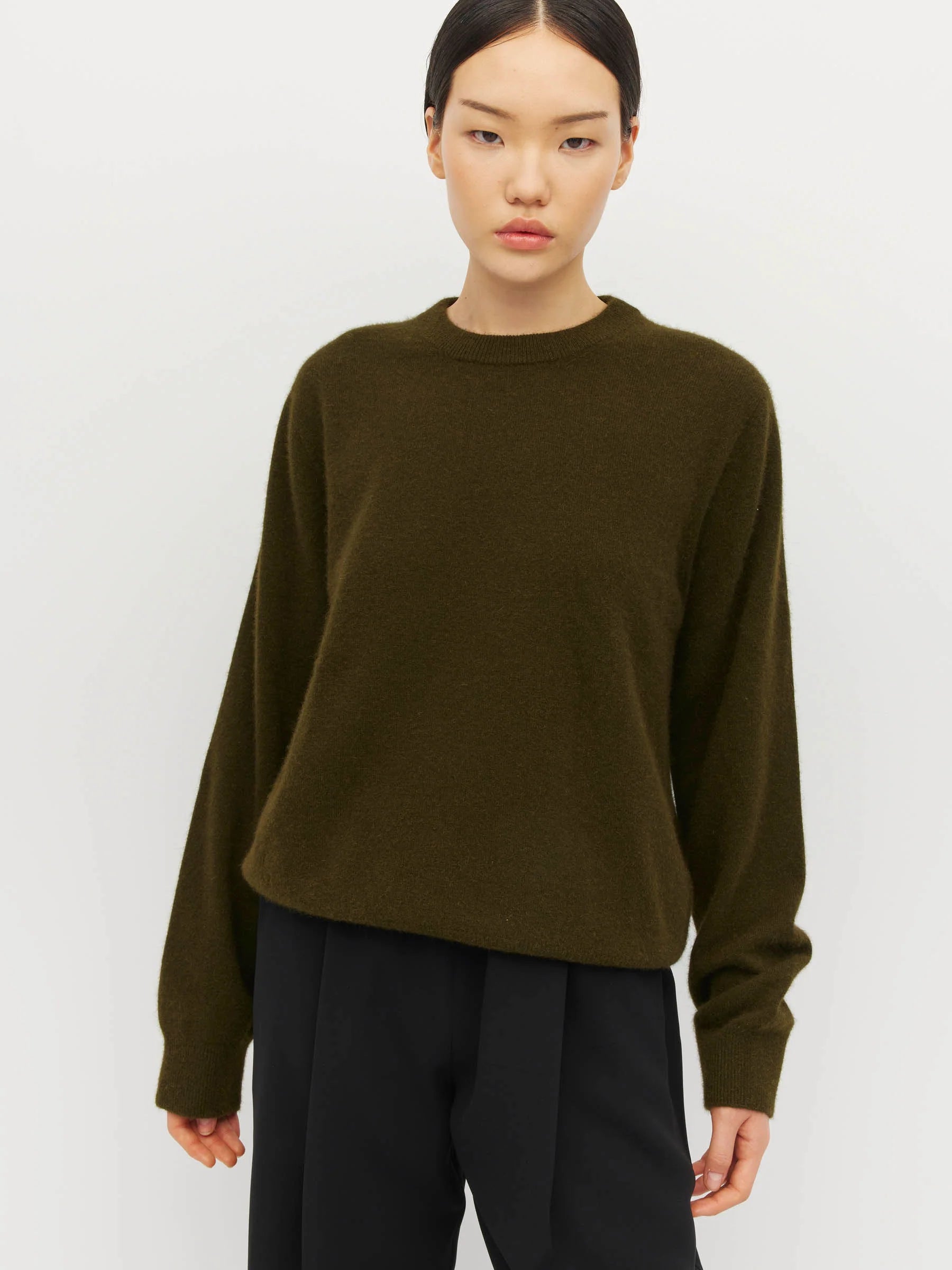 Dion Crew Perino Knit - Forest