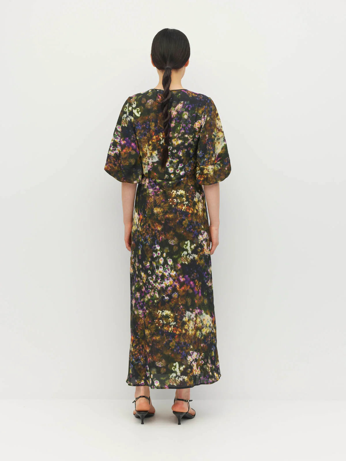 Arabella Dress - Midnight Meadow