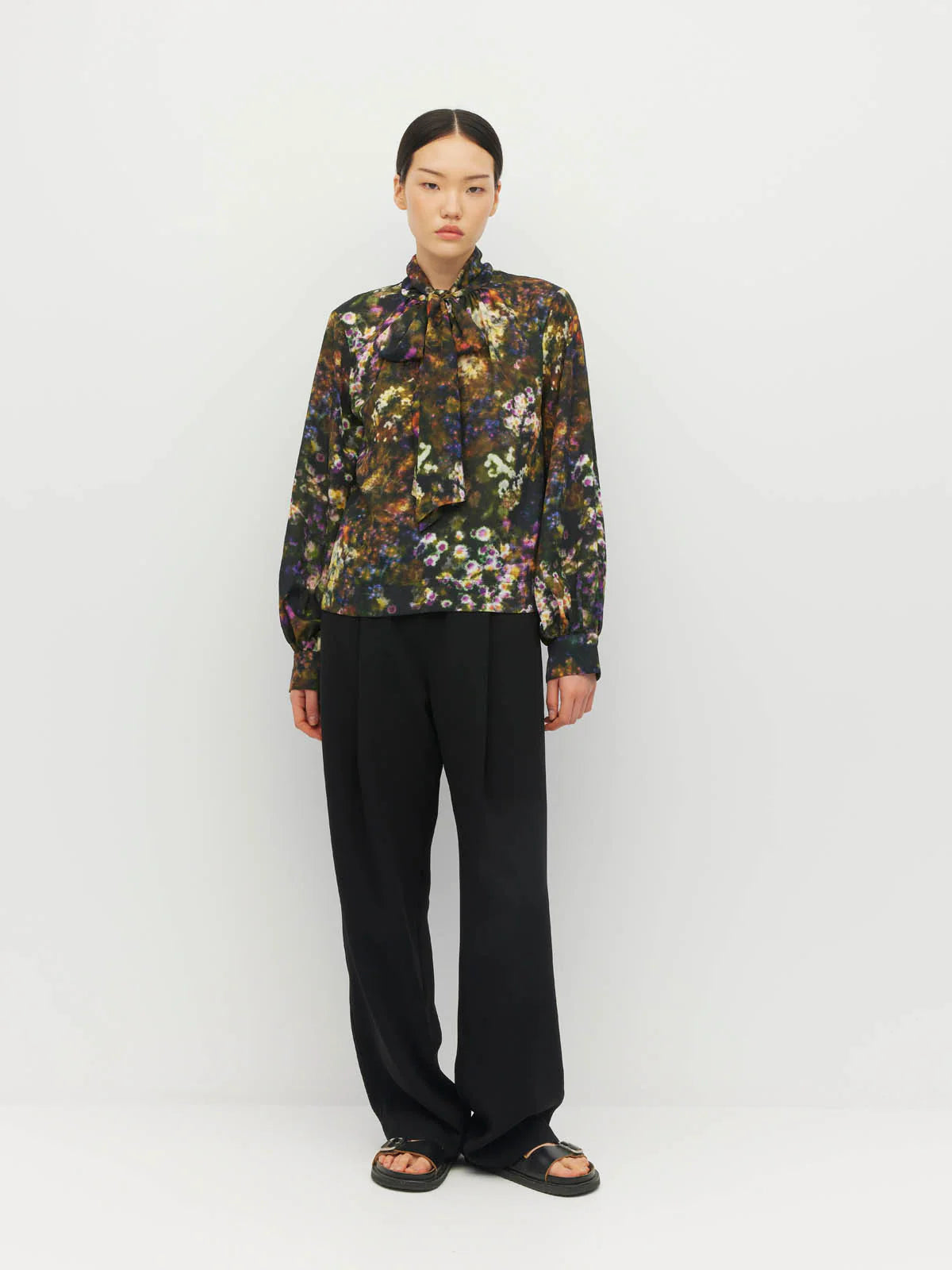 Coco Shirt - Midnight Meadow