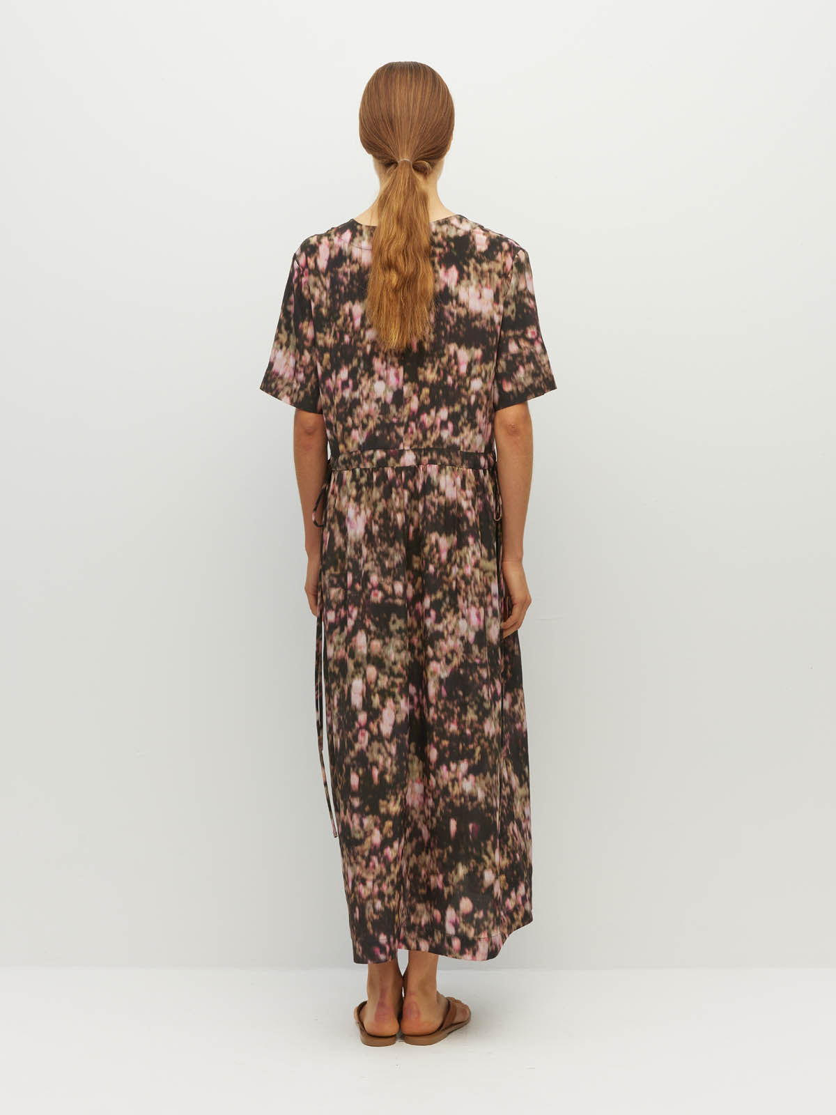 Juliette Hogan Vima Tunic (Blush Petals Silk CDC) - Soft Camelia