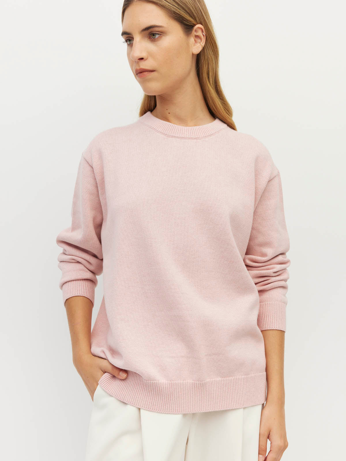 Juliette Hogan Cotton Sweatshirt - Ballet Pink