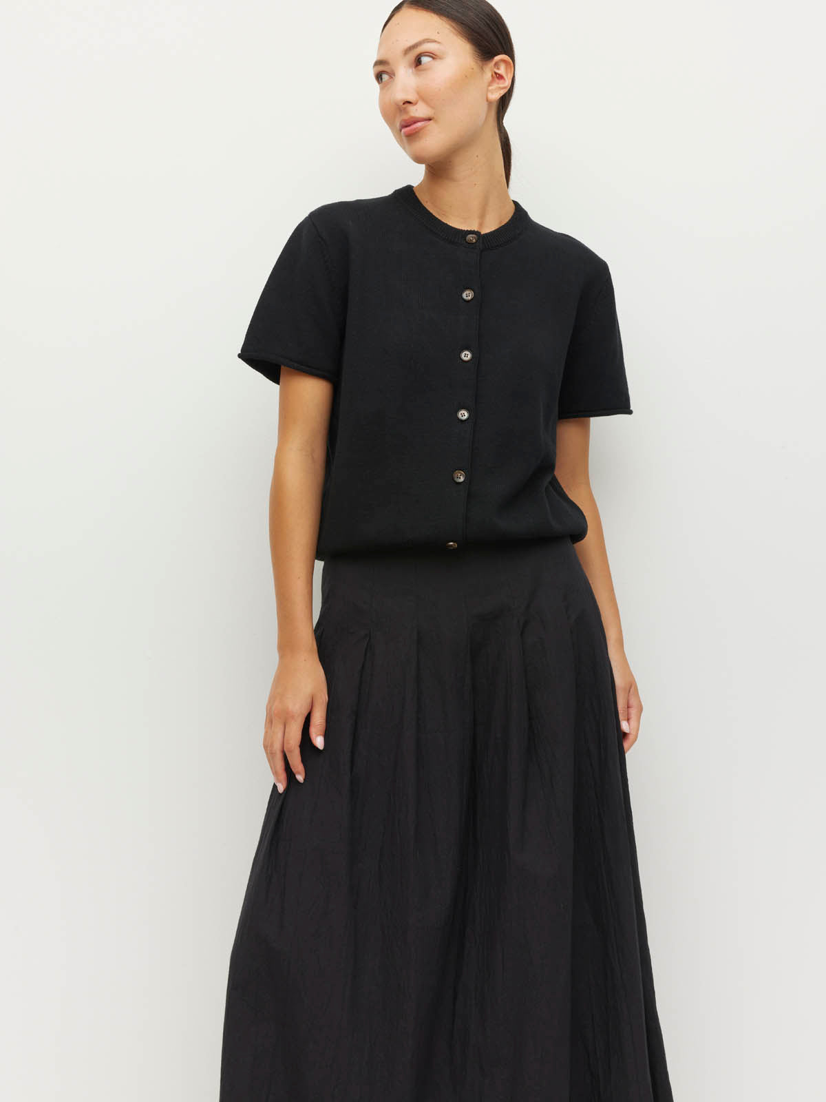 Juliette Hogan Twin T Cardi - Black