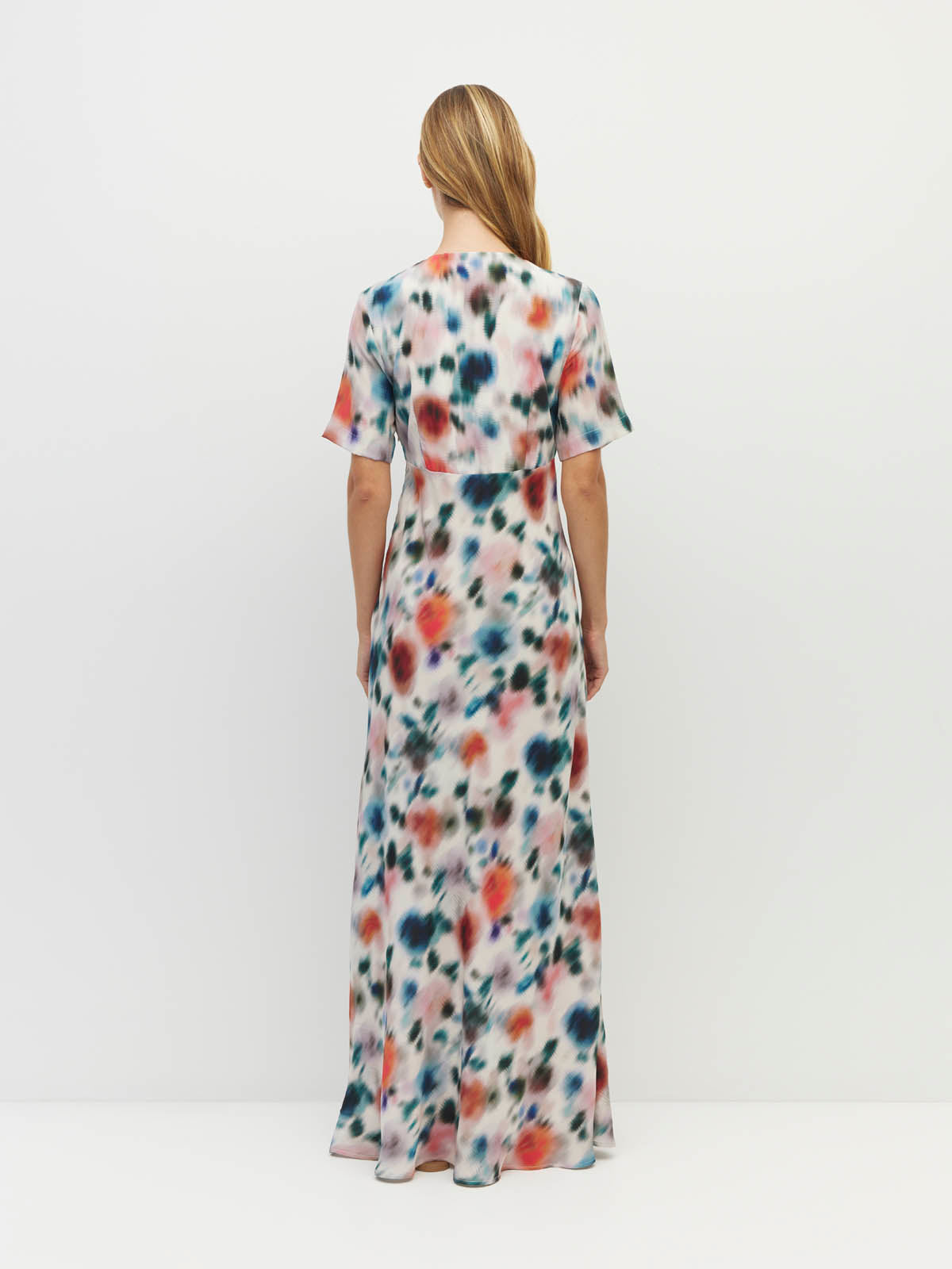 Spencer Dress Rosette Haze Silk CDC - Morning Light