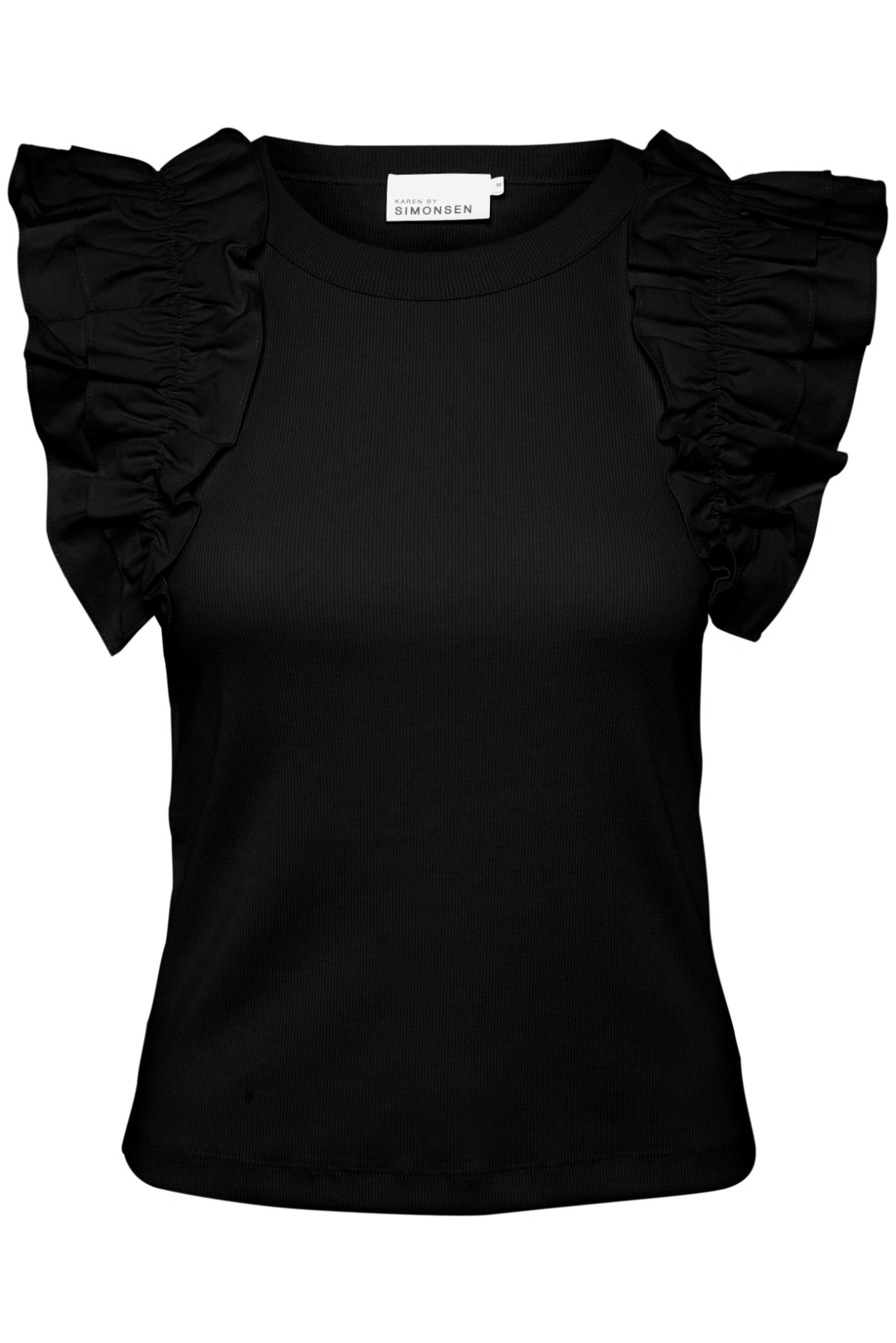 Karen by Simonsen Oda Ruffle Tank - Meteorite