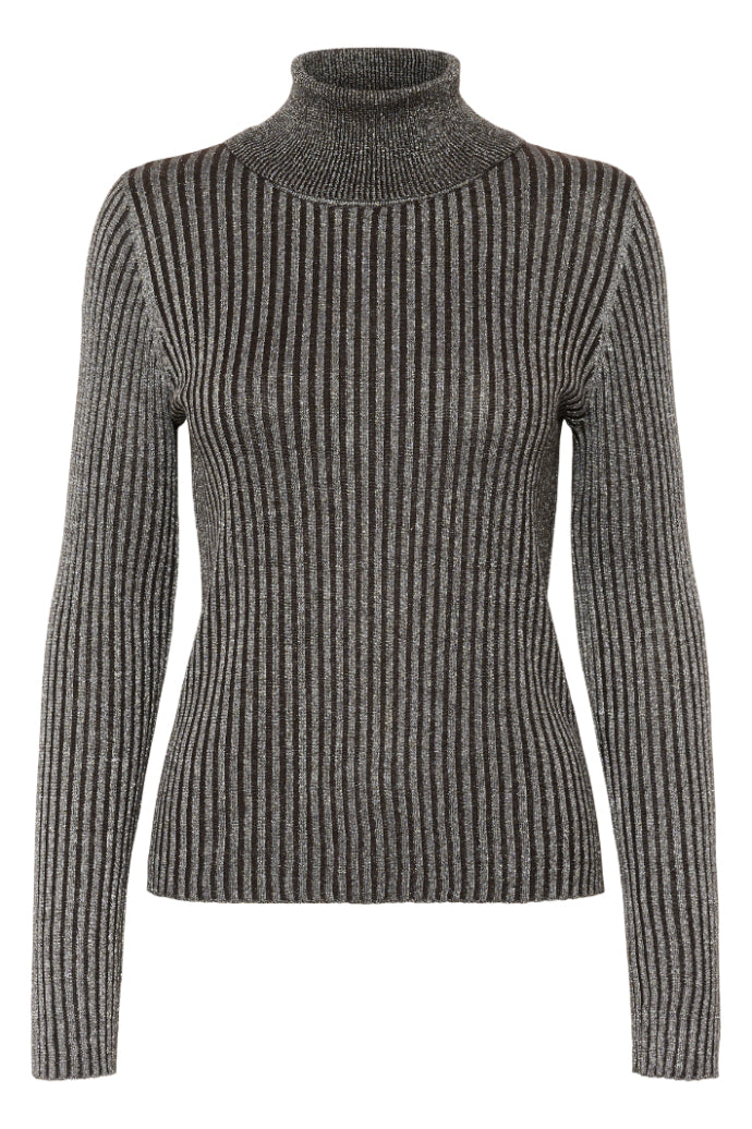 Ulima T Neck Top - Bracken