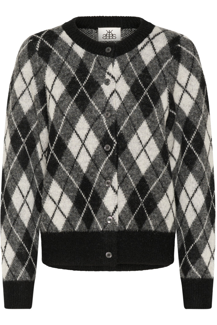 Constantine Cardigan - Black Harlequin