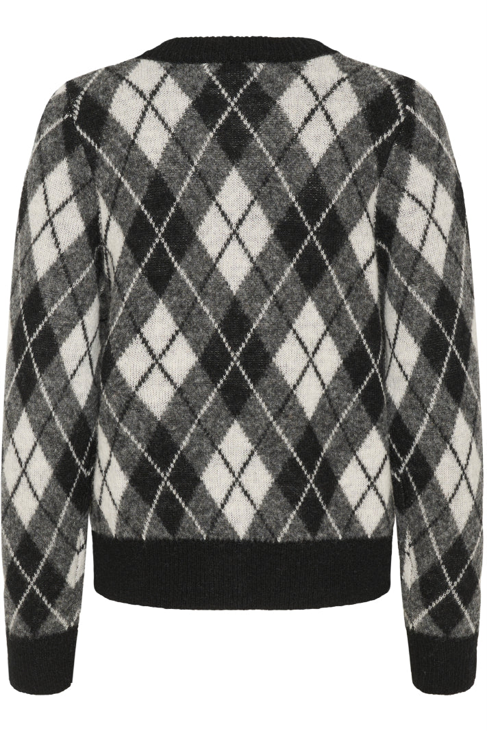 Constantine Cardigan - Black Harlequin