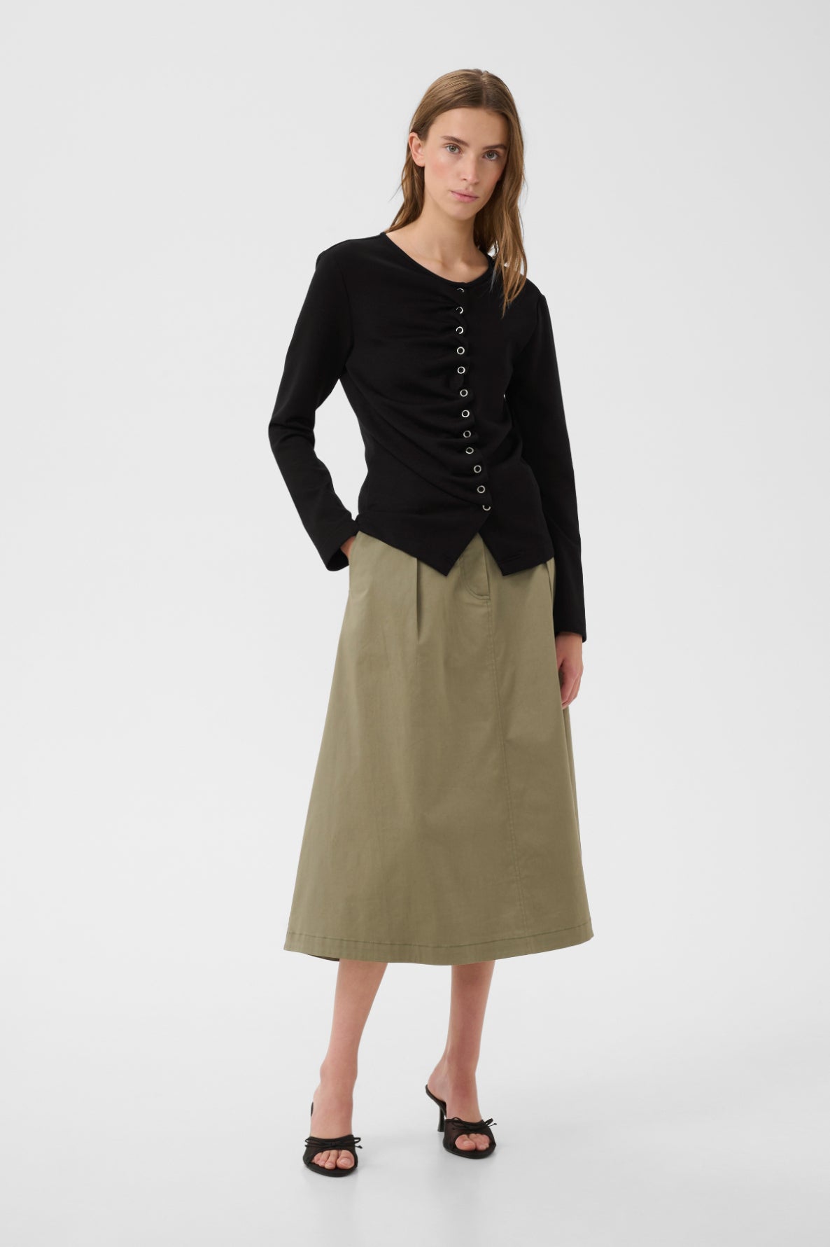 Karen by Simonsen Elizabeth Long Sleeve Tee - Meteorite