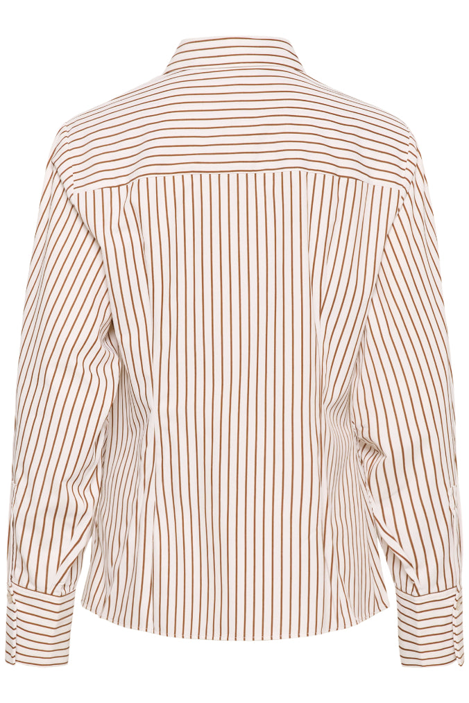 Karen by Simonsen Elmira Shirt - Cinnamon Stripe