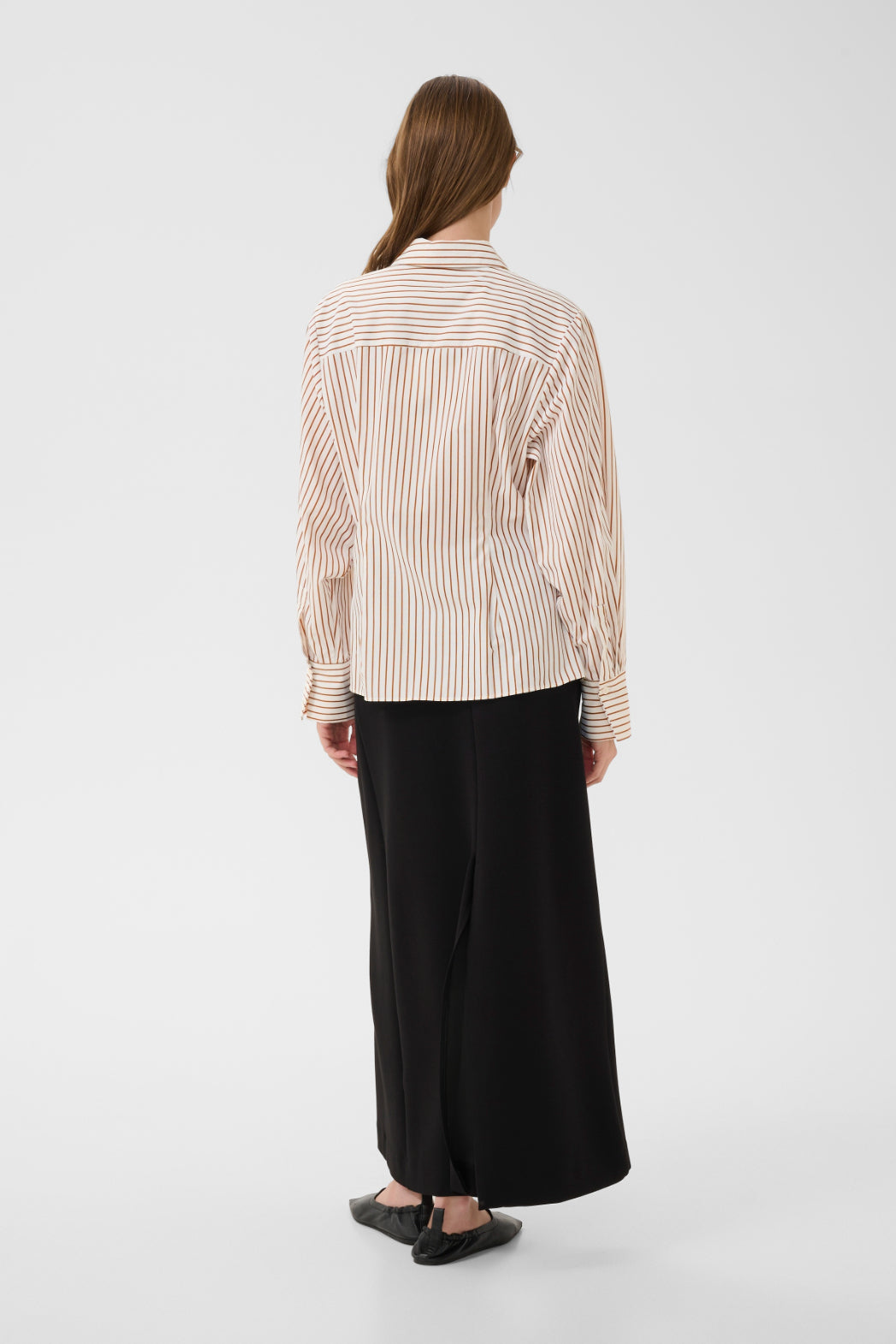 Karen by Simonsen Elmira Shirt - Cinnamon Stripe