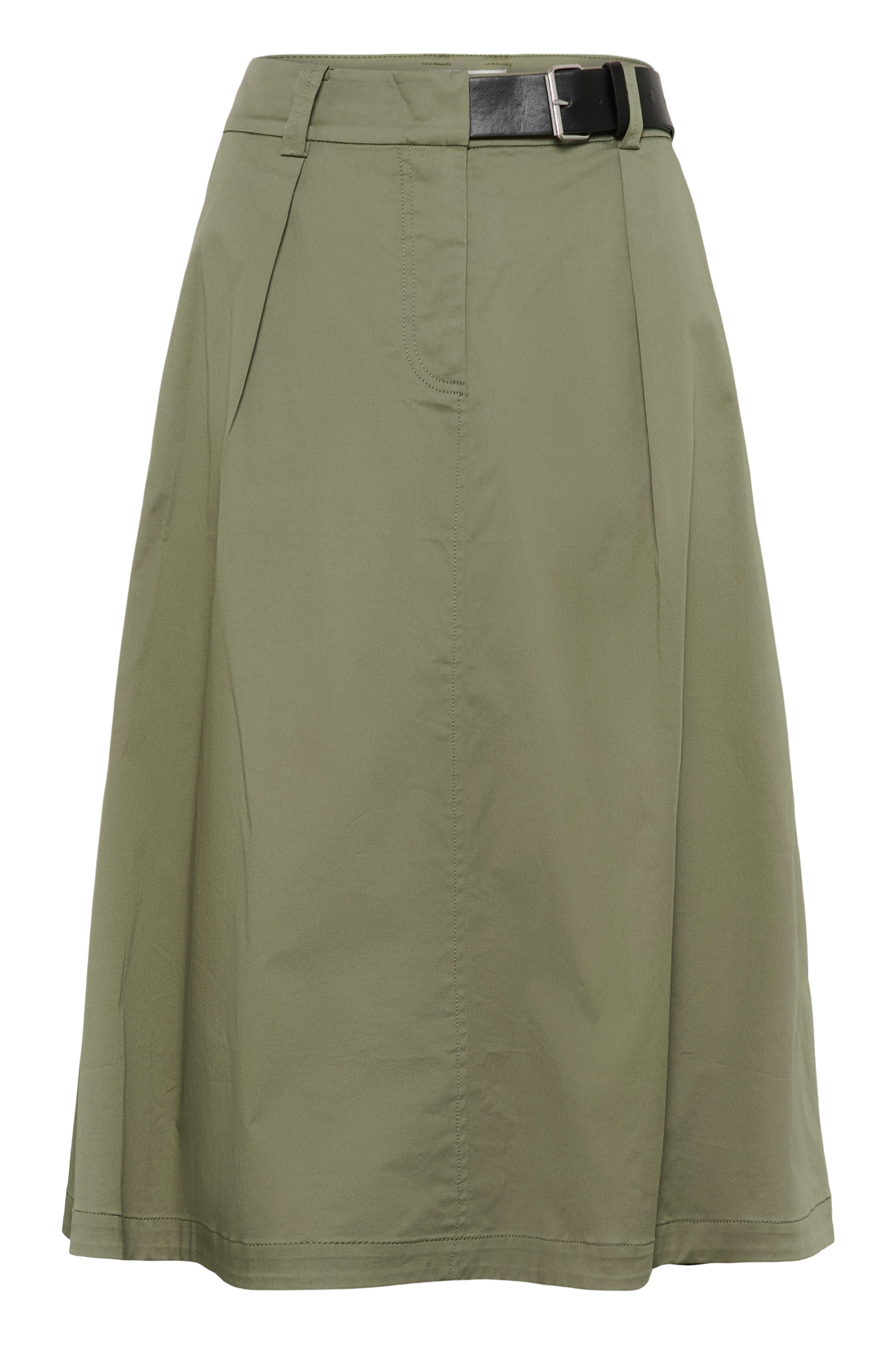 Karen by Simonsen Egina Midi Skirt - Deep Lichen Green
