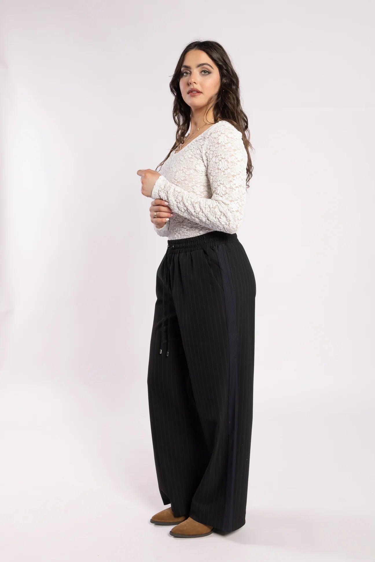 Drama The Label Lake Pant – Noir Stripe