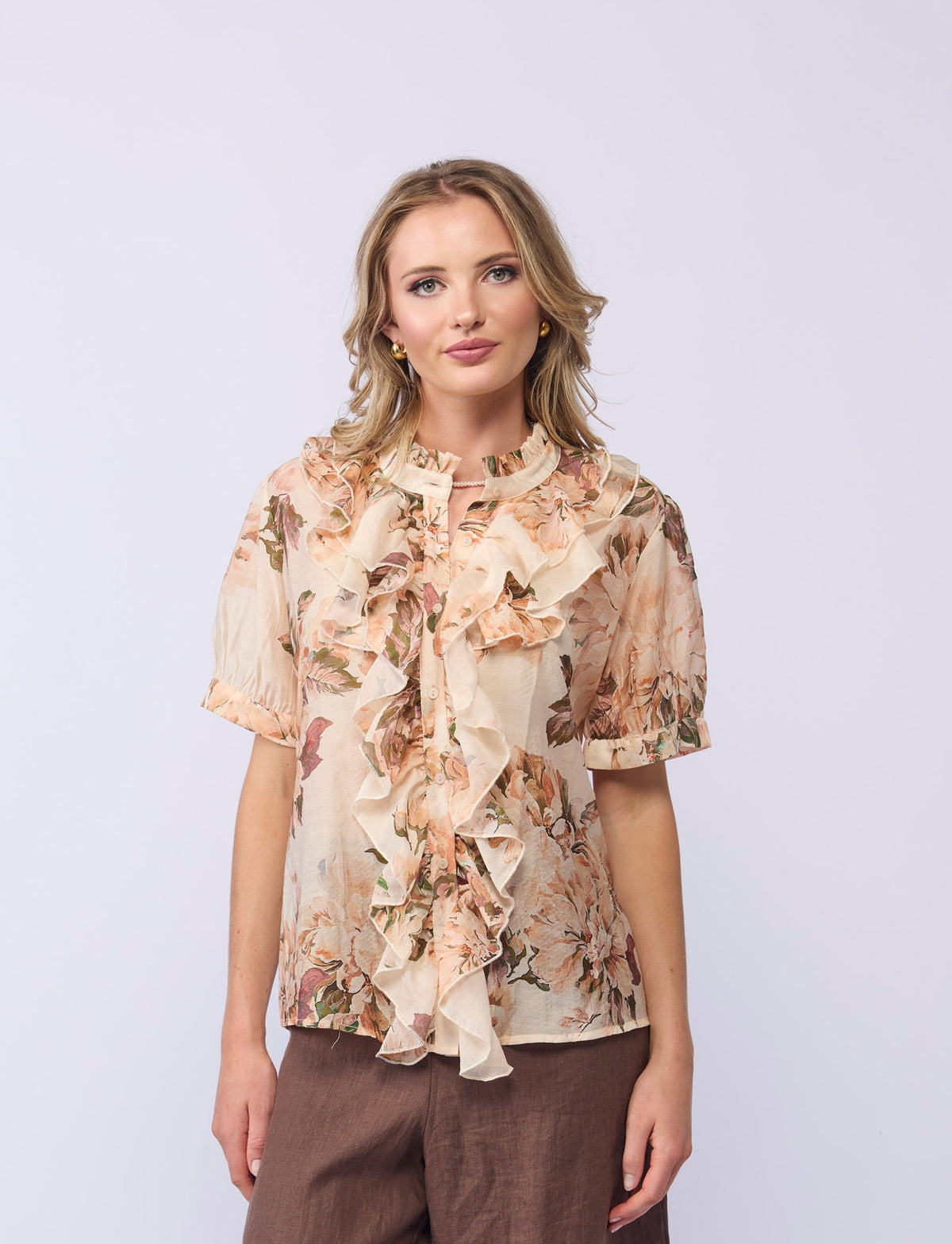 Drama the Label Wish Blouse - Blush Bloom