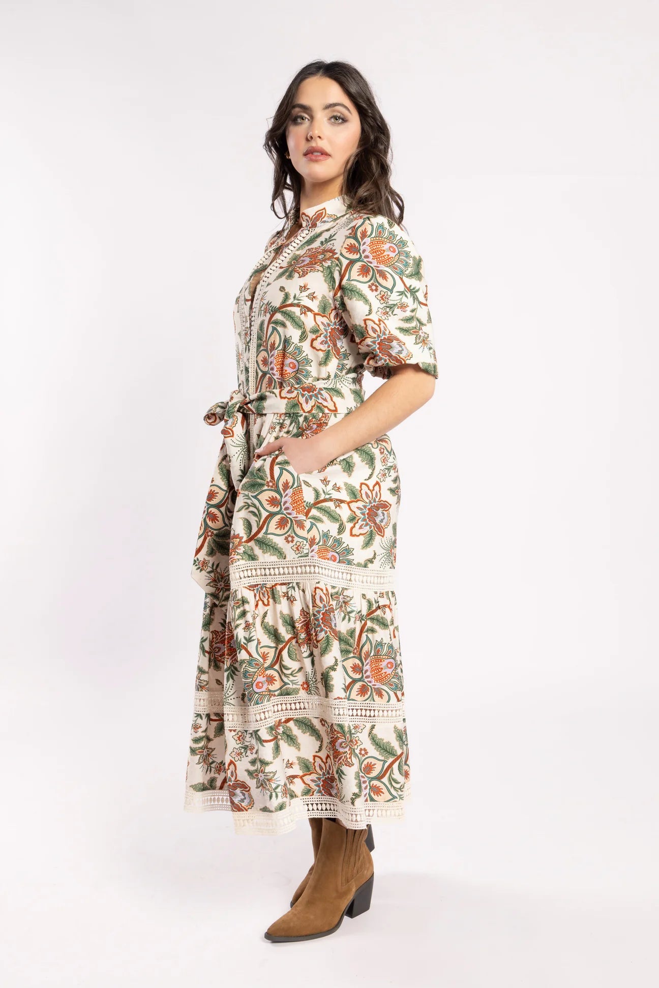 The Charlotte Dress – Del Ray Cream