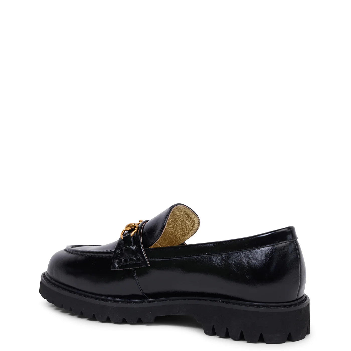 Kathryn Wilson Shandre Loafer - Black Hi-Shine