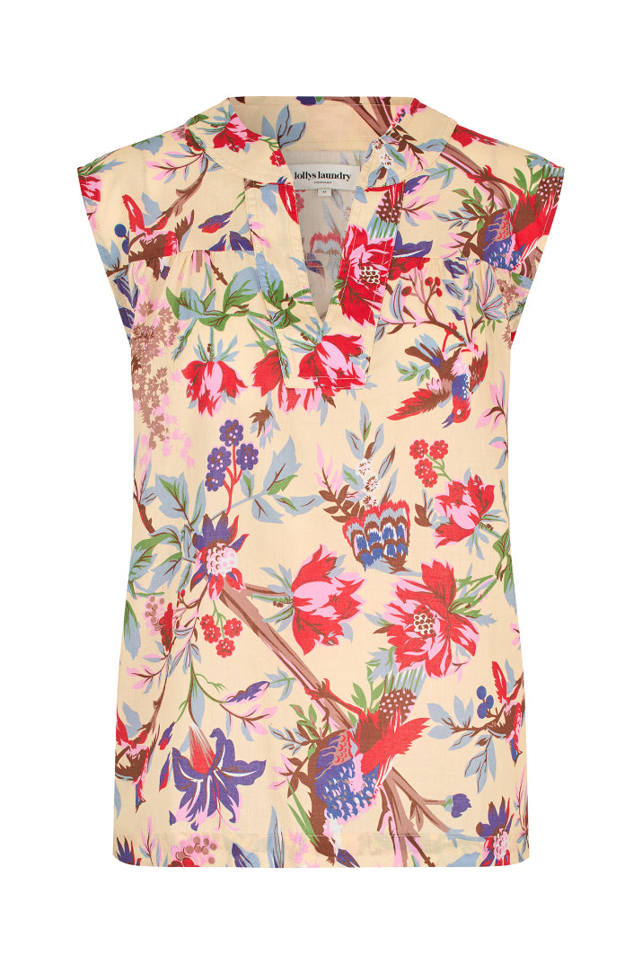 Paloma Top - Flower Print