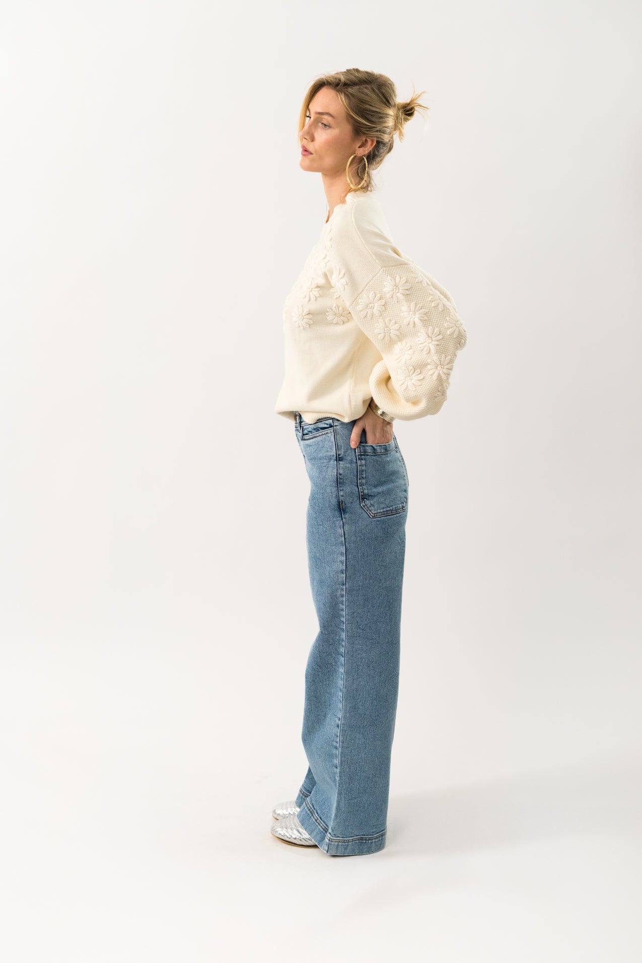 Musa Knit Jumper - Creme