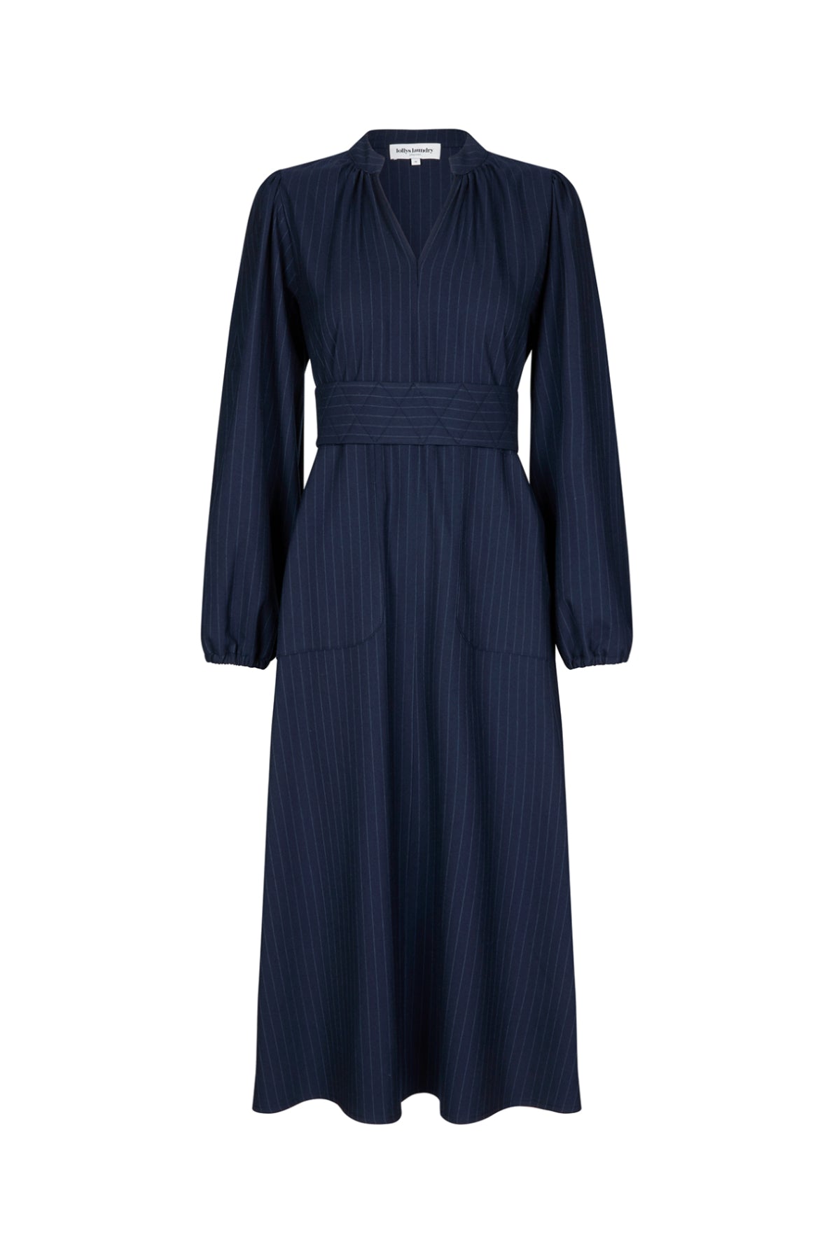 Paris Midi Dress - Dark Navy