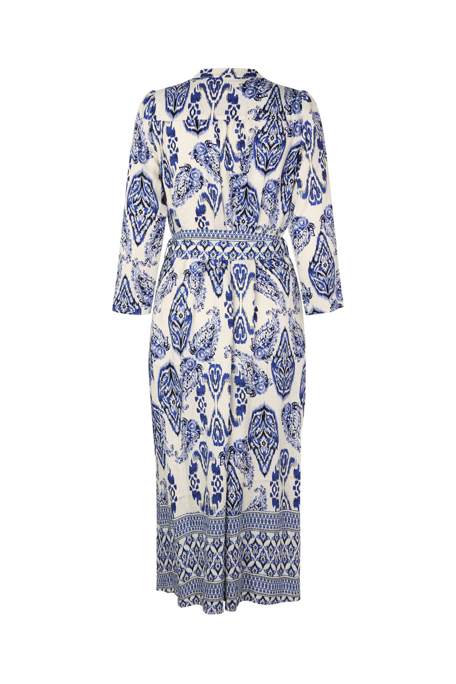 Harper Dress - Blue Paisley