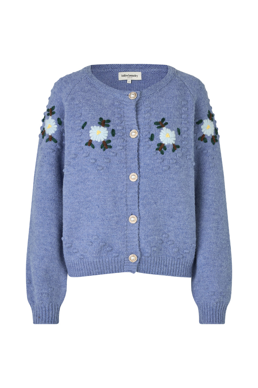 Gracelynn Cardigan - Blue Melange