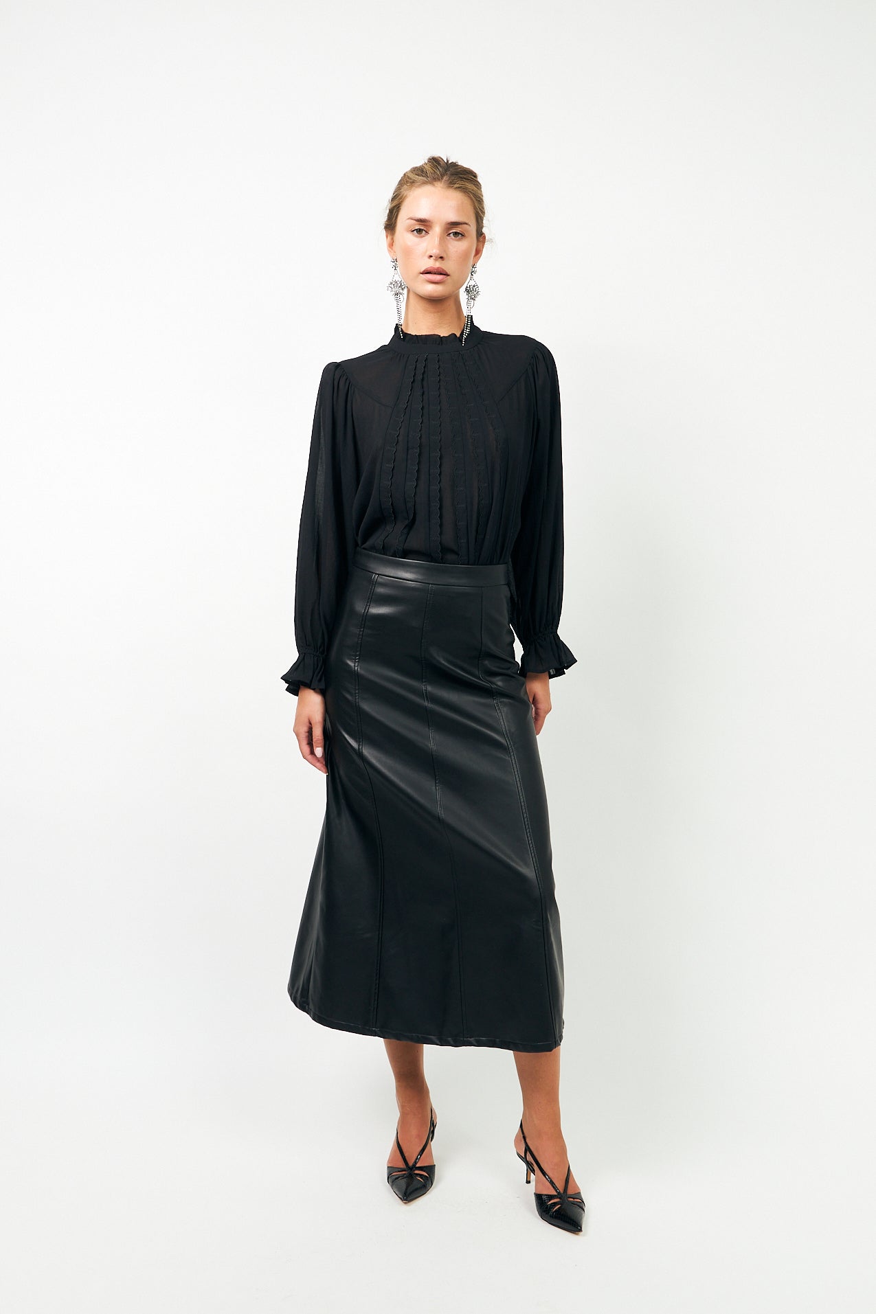 Lazise Maxi Skirt - Black