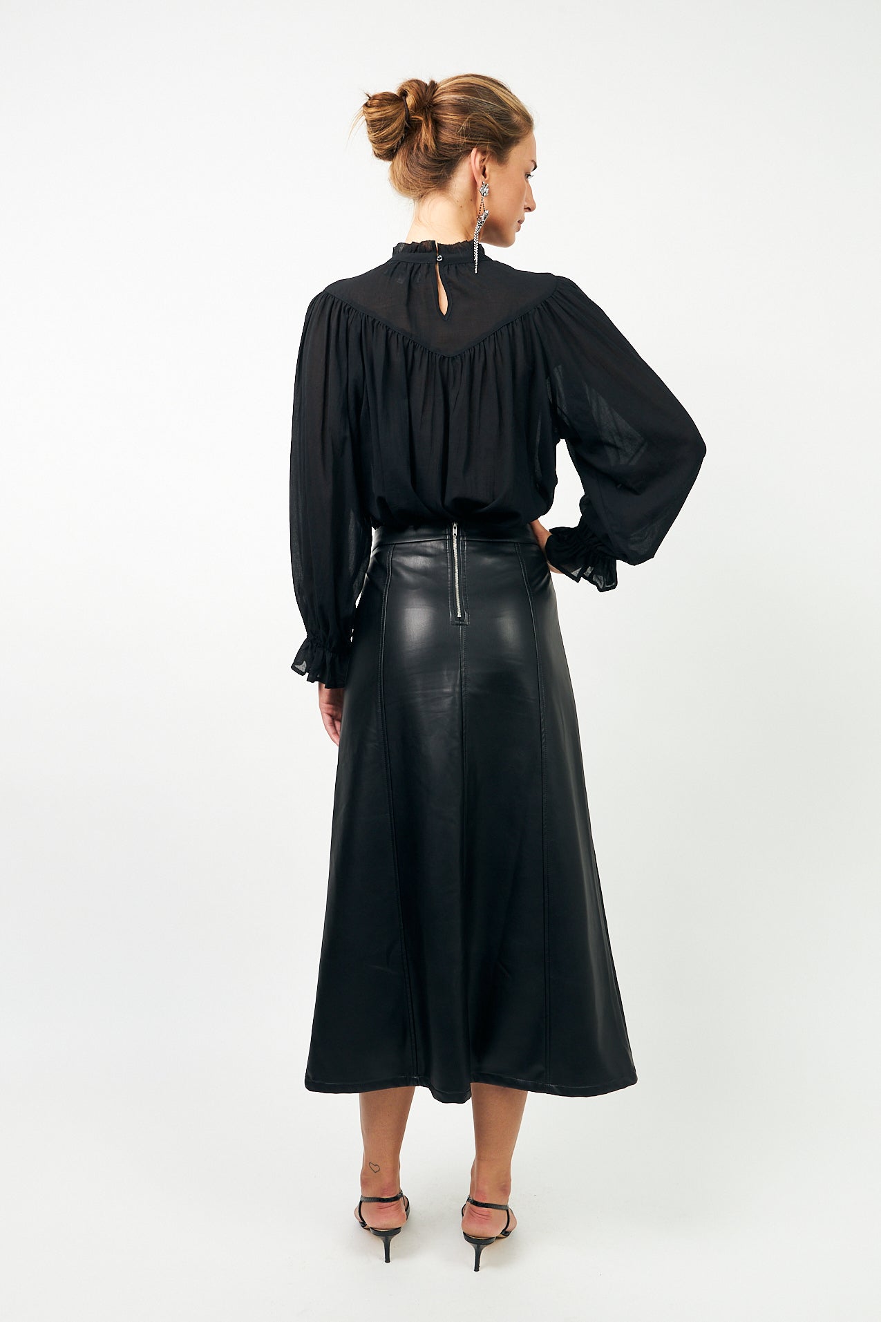 Lazise Maxi Skirt - Black