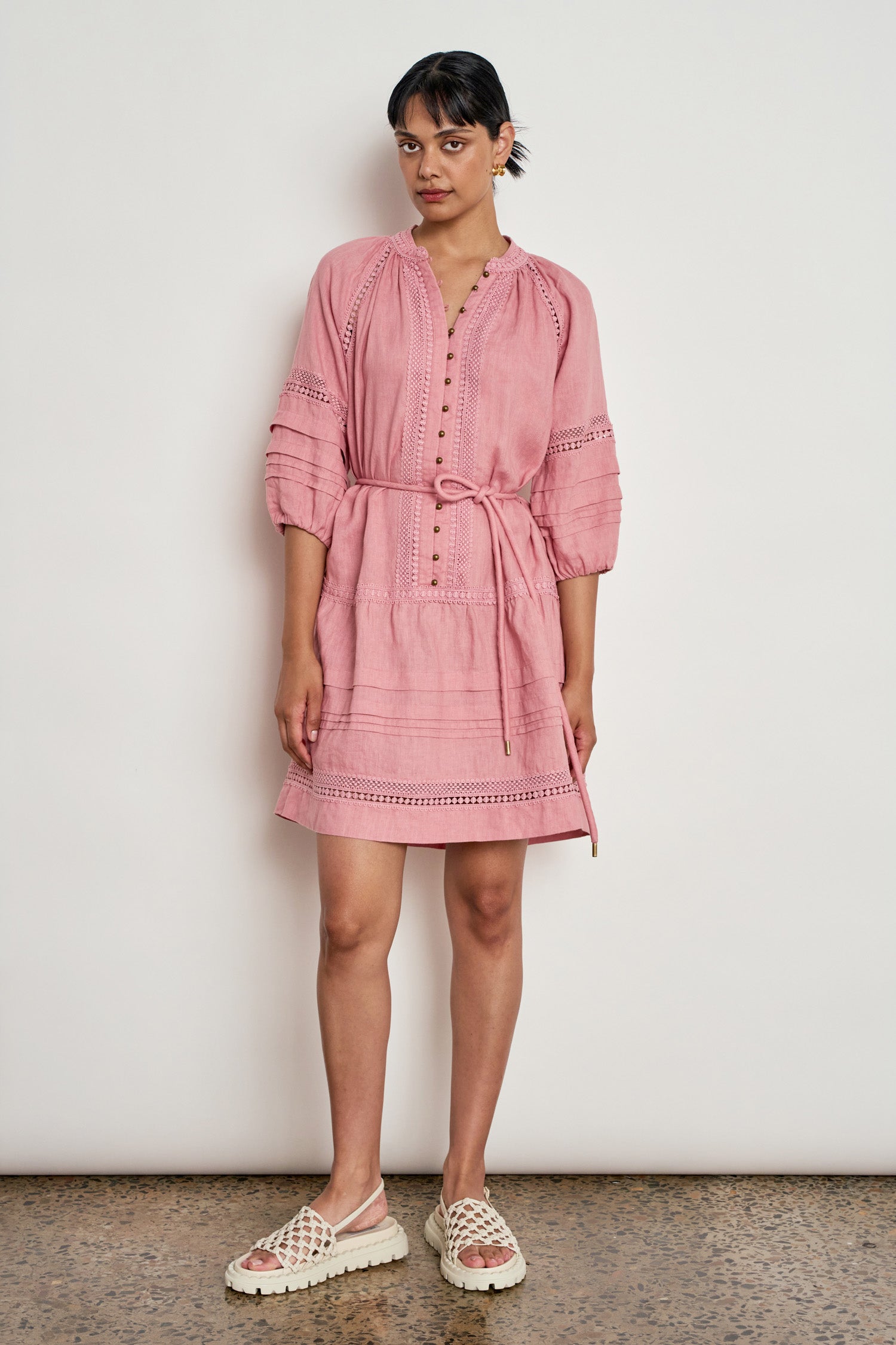 Zoe Kratzmann Jostle Dress - Pink Clay