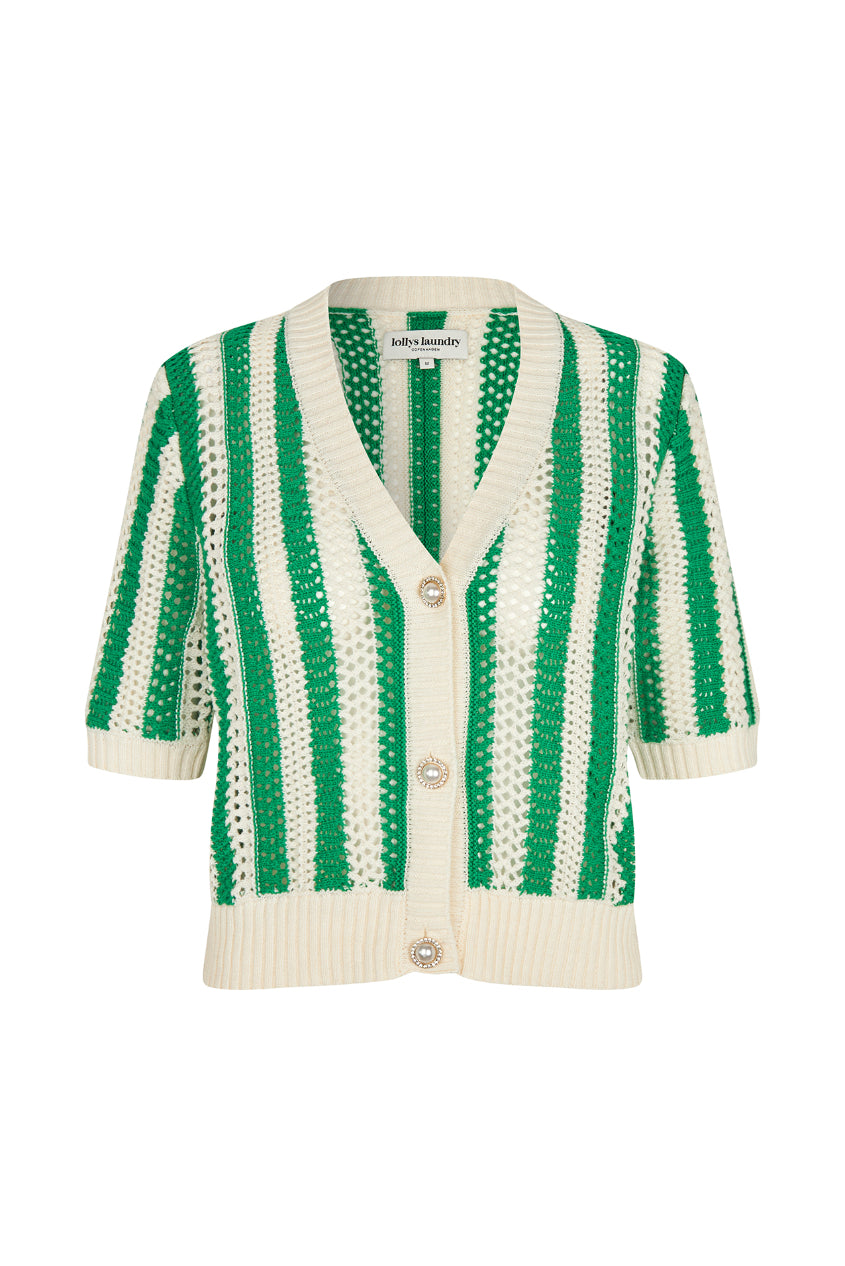 Lollys Laundry Siva Knit Cardigan - Green
