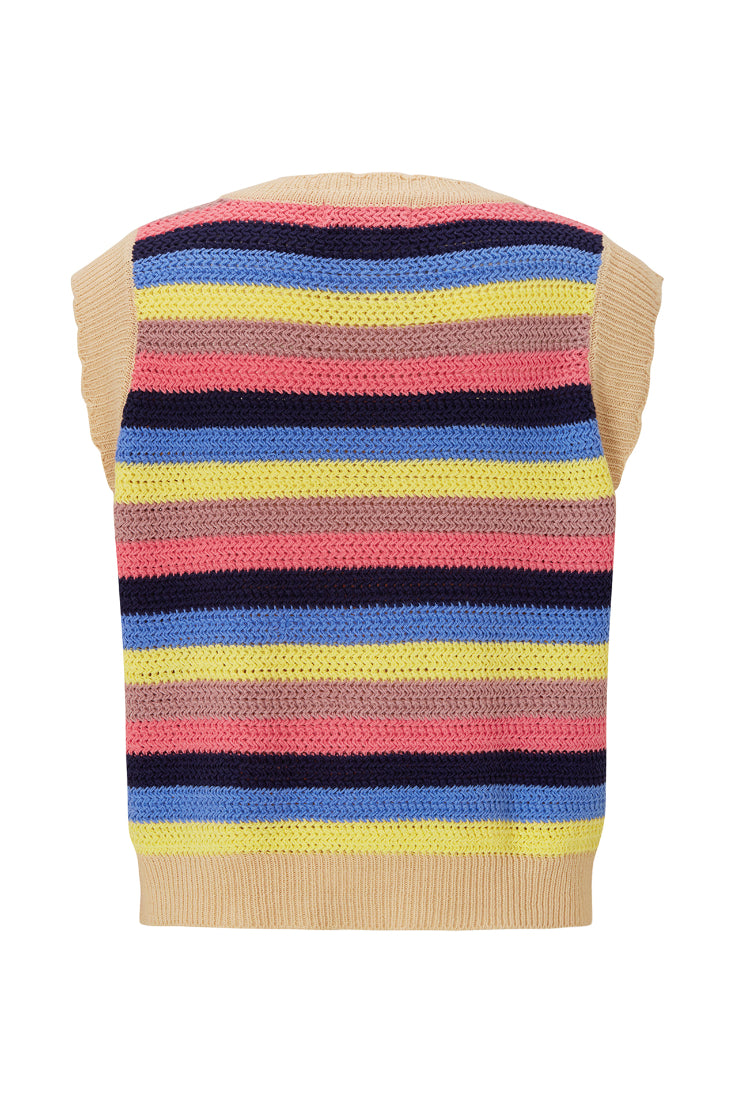 Lollys Laundry Chicago Knit Vest - Multi