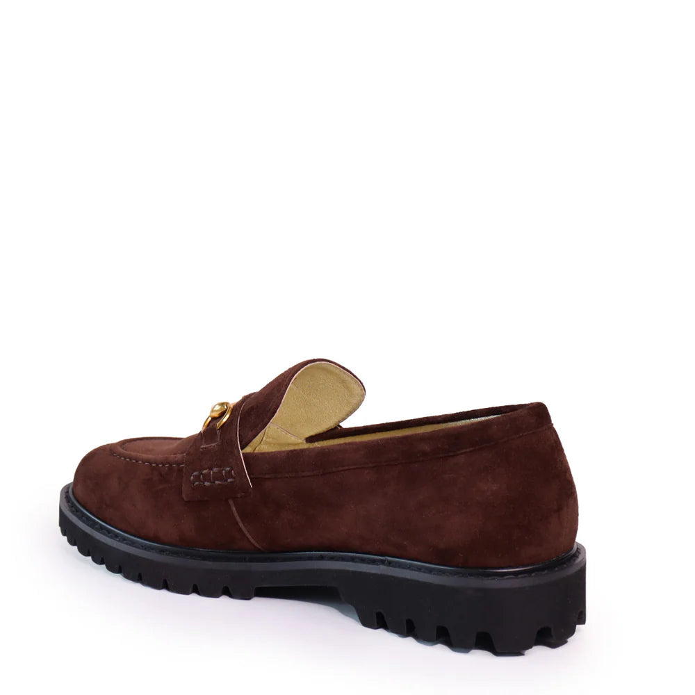 Shandre Loafer - Chocolate Suede
